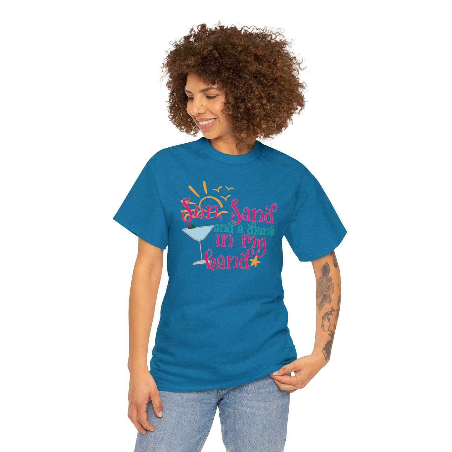 Sun Sand and a Drink in My Hand Tee