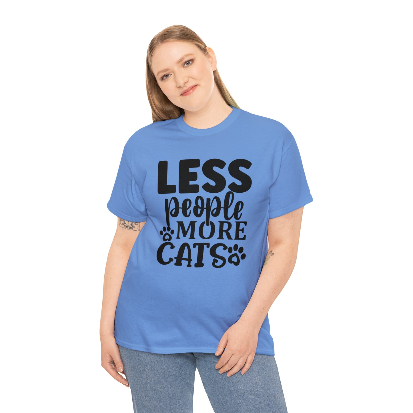 Less People More Cats Unisex Tee
