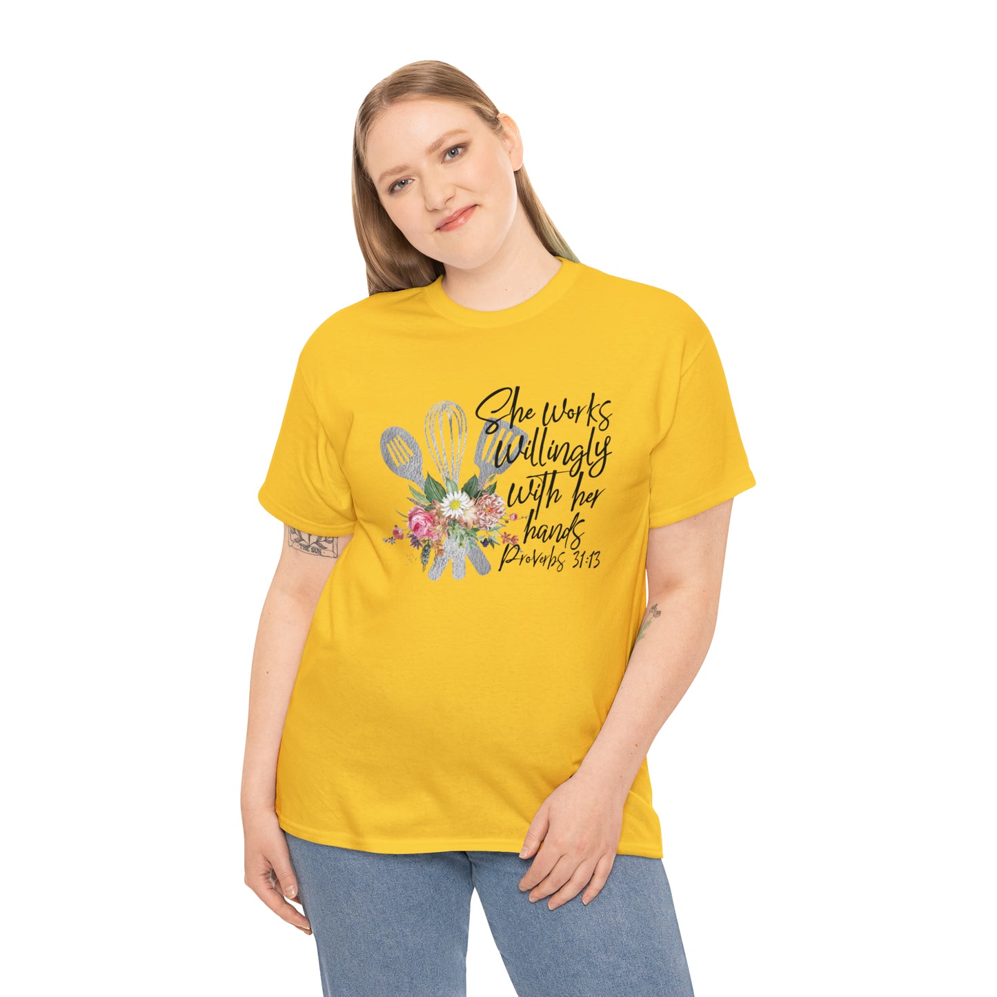 Chef: She Works With Her Hands Tee