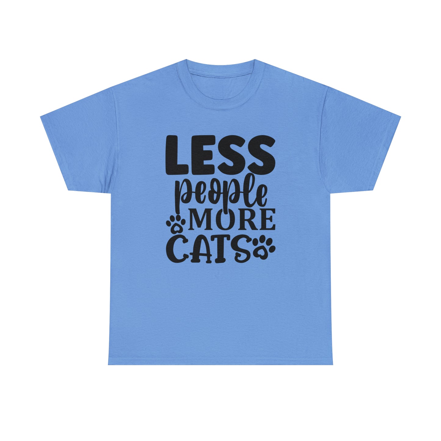 Less People More Cats Unisex Tee