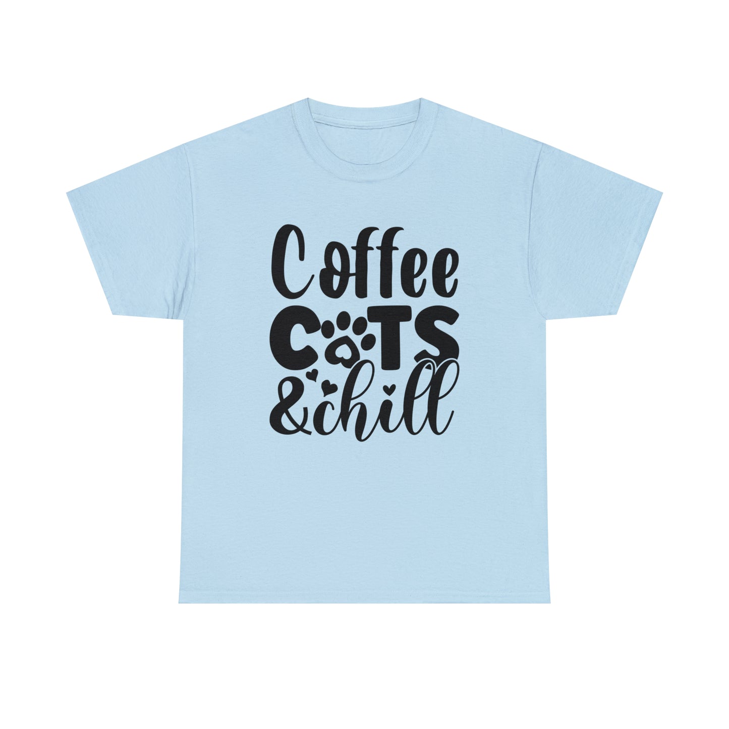 Coffee Cats and Chill Unisex Tee