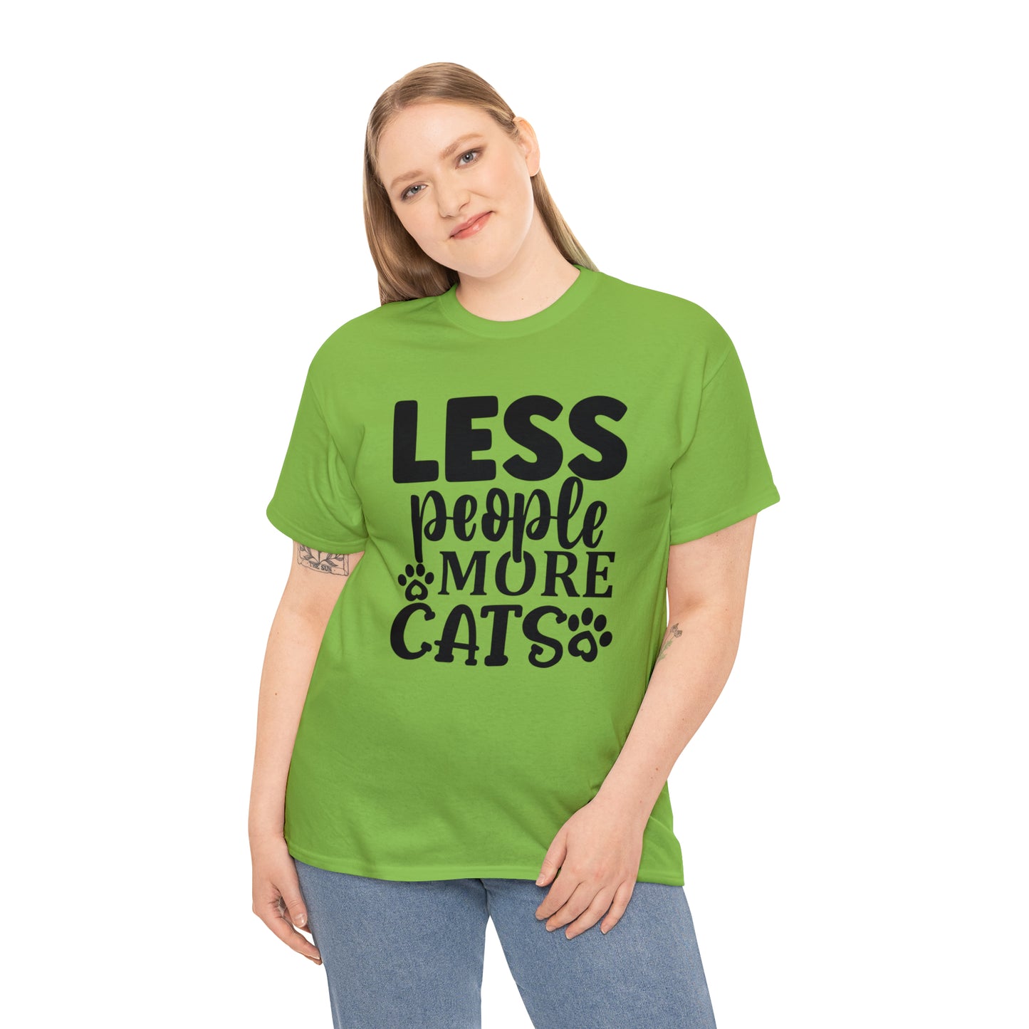 Less People More Cats Unisex Tee