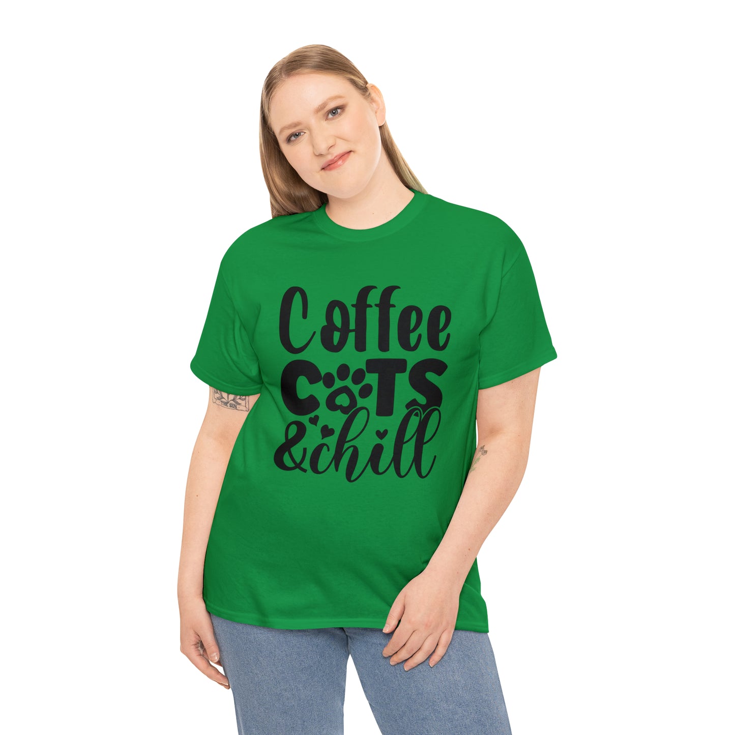 Coffee Cats and Chill Unisex Tee