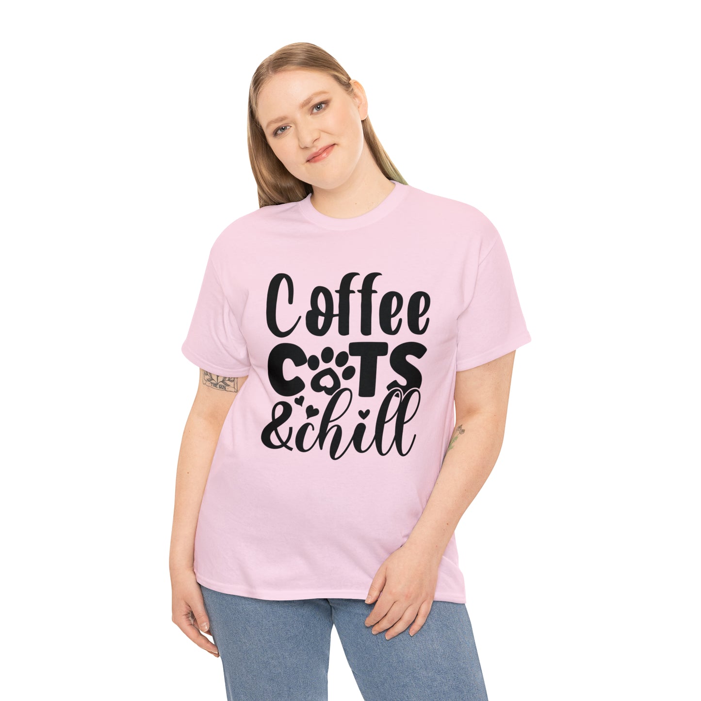 Coffee Cats and Chill Unisex Tee