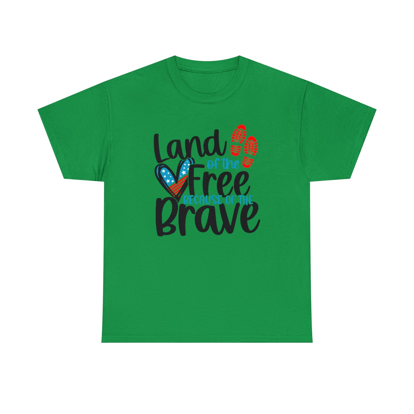 Land of the Free Because of the Brave Unisex Tee