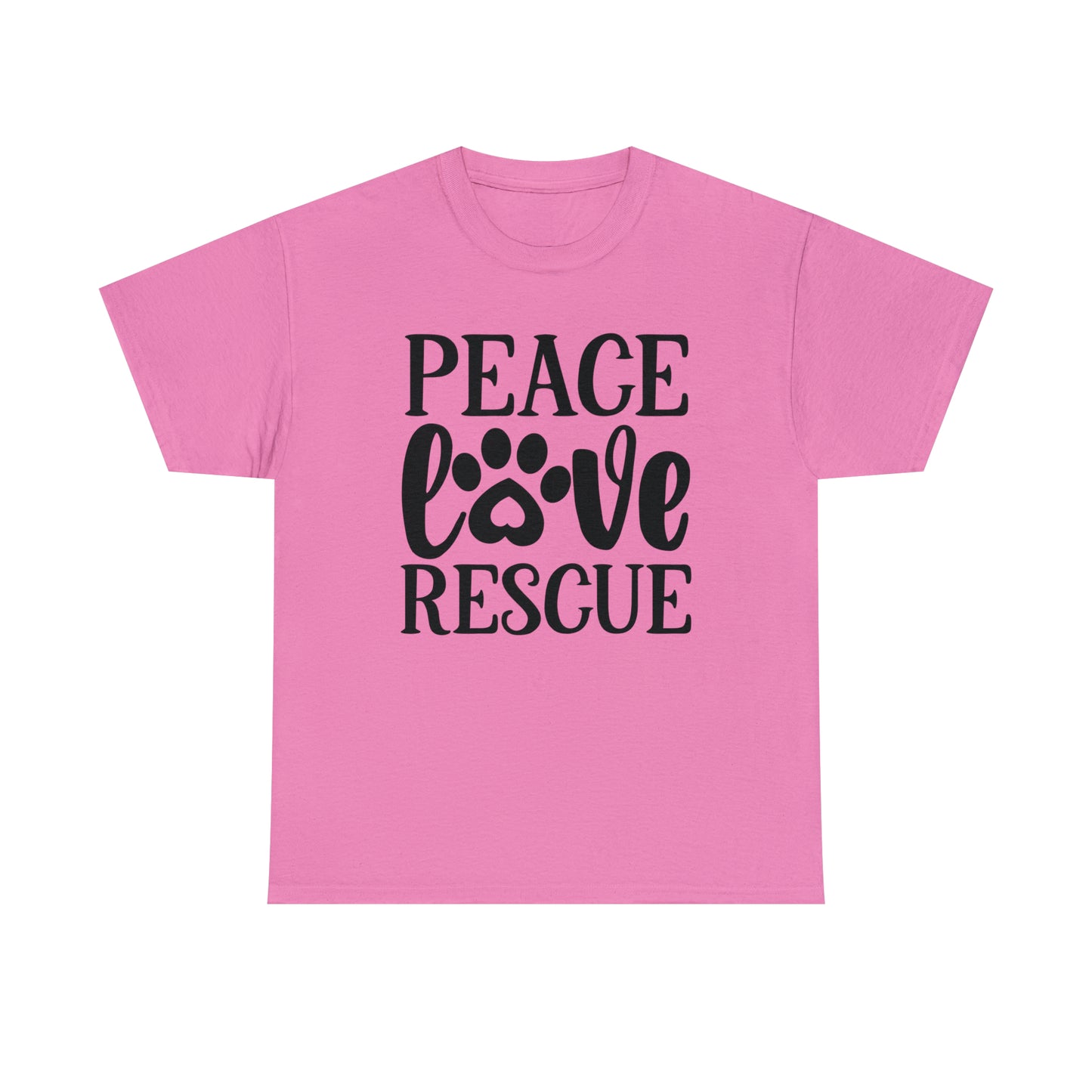 Peace Love Rescue Unisex Tee