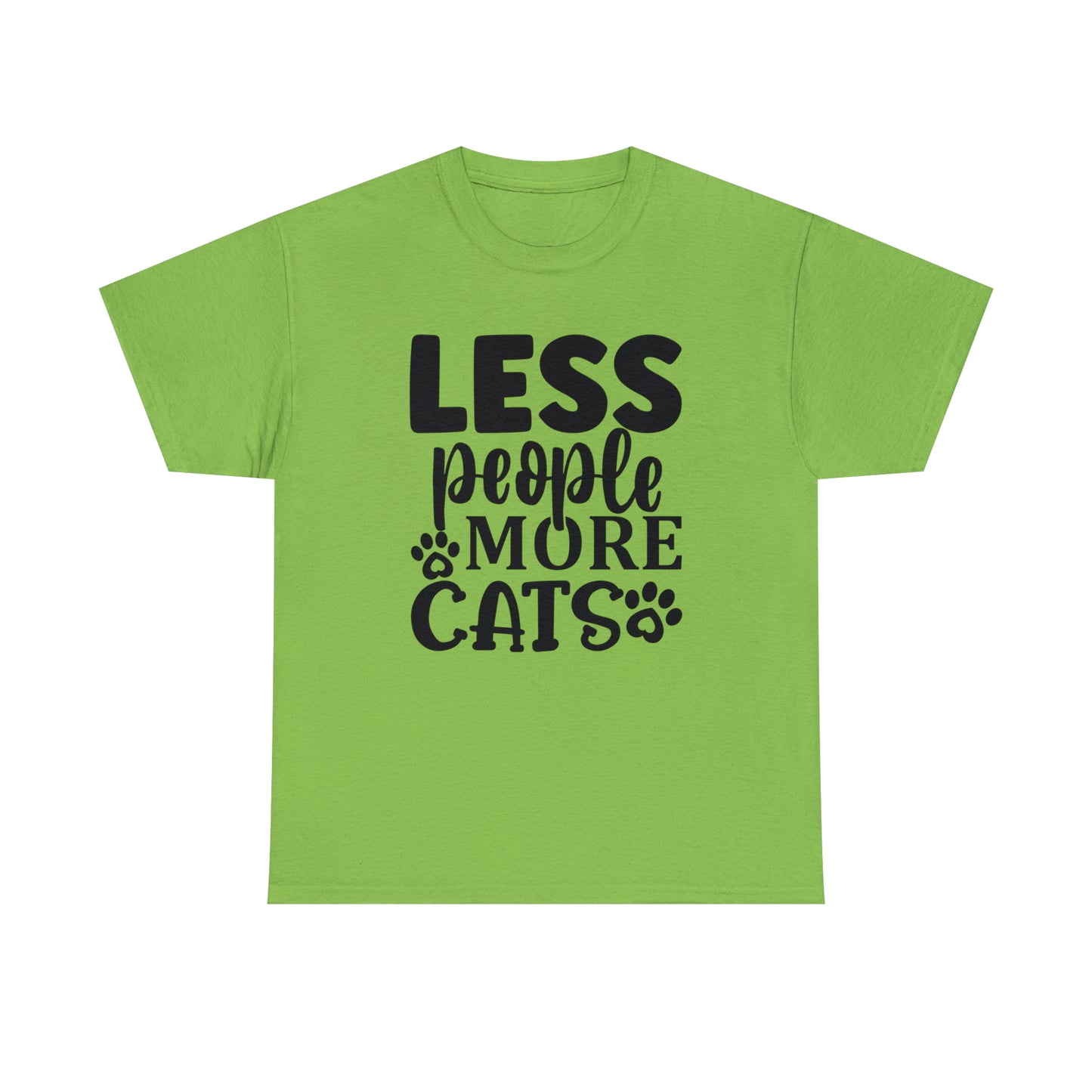 Less People More Cats Unisex Tee