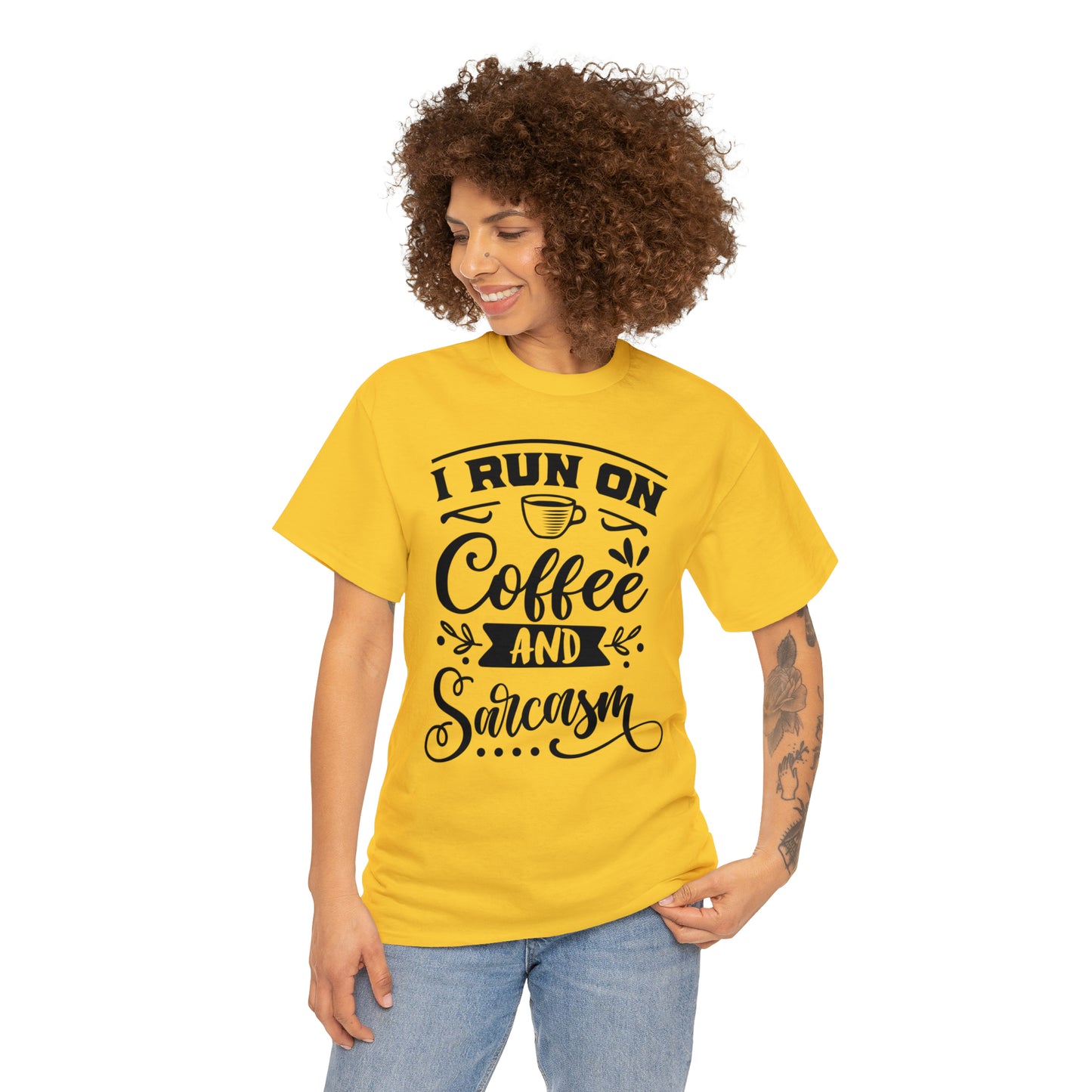 I Run on Coffee and Sarcasm Tee