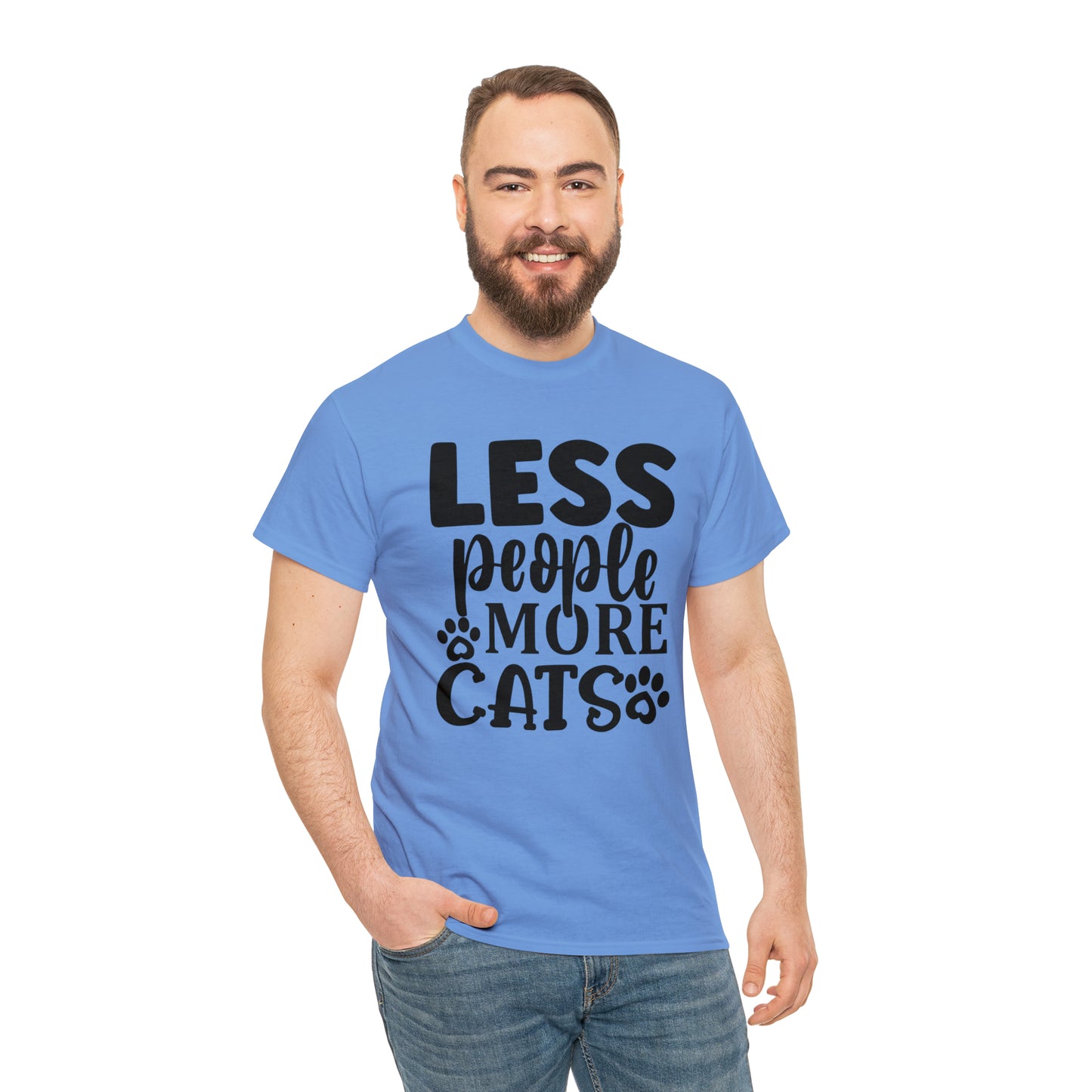Less People More Cats Unisex Tee