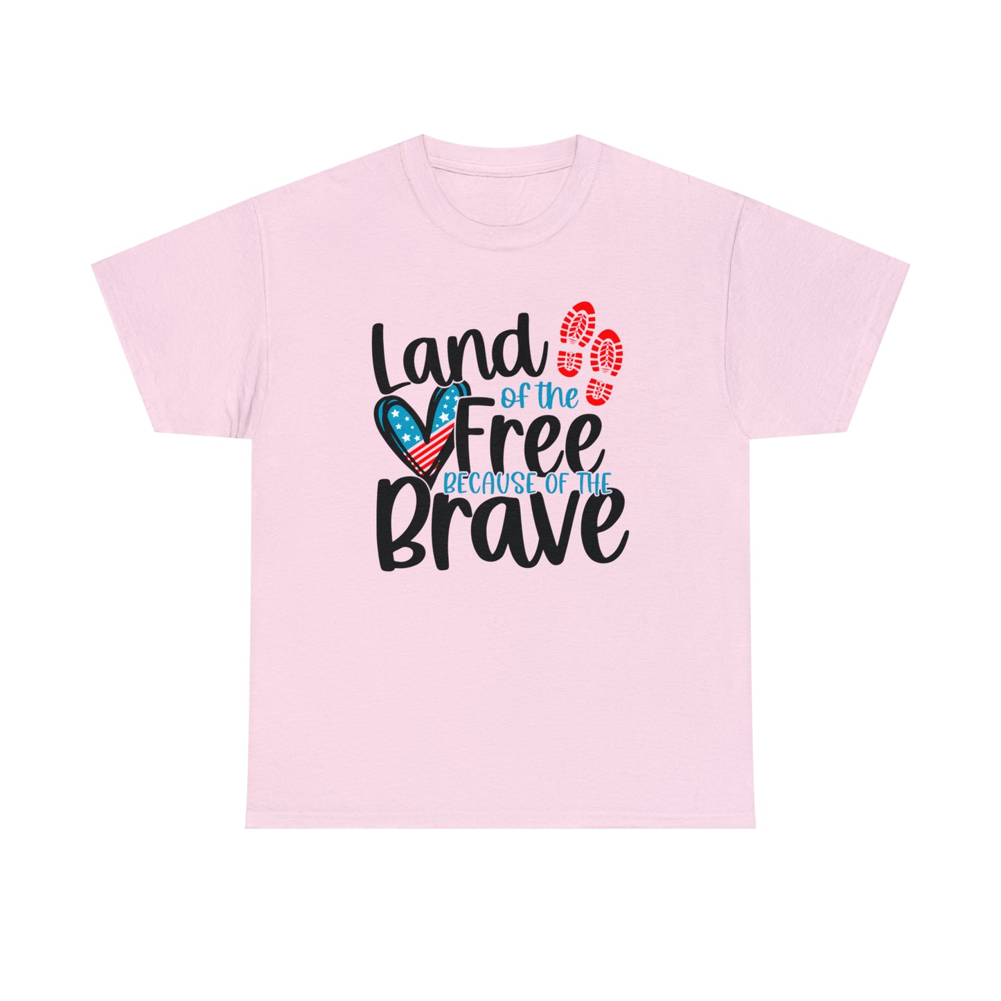 Land of the Free Because of the Brave Unisex Tee