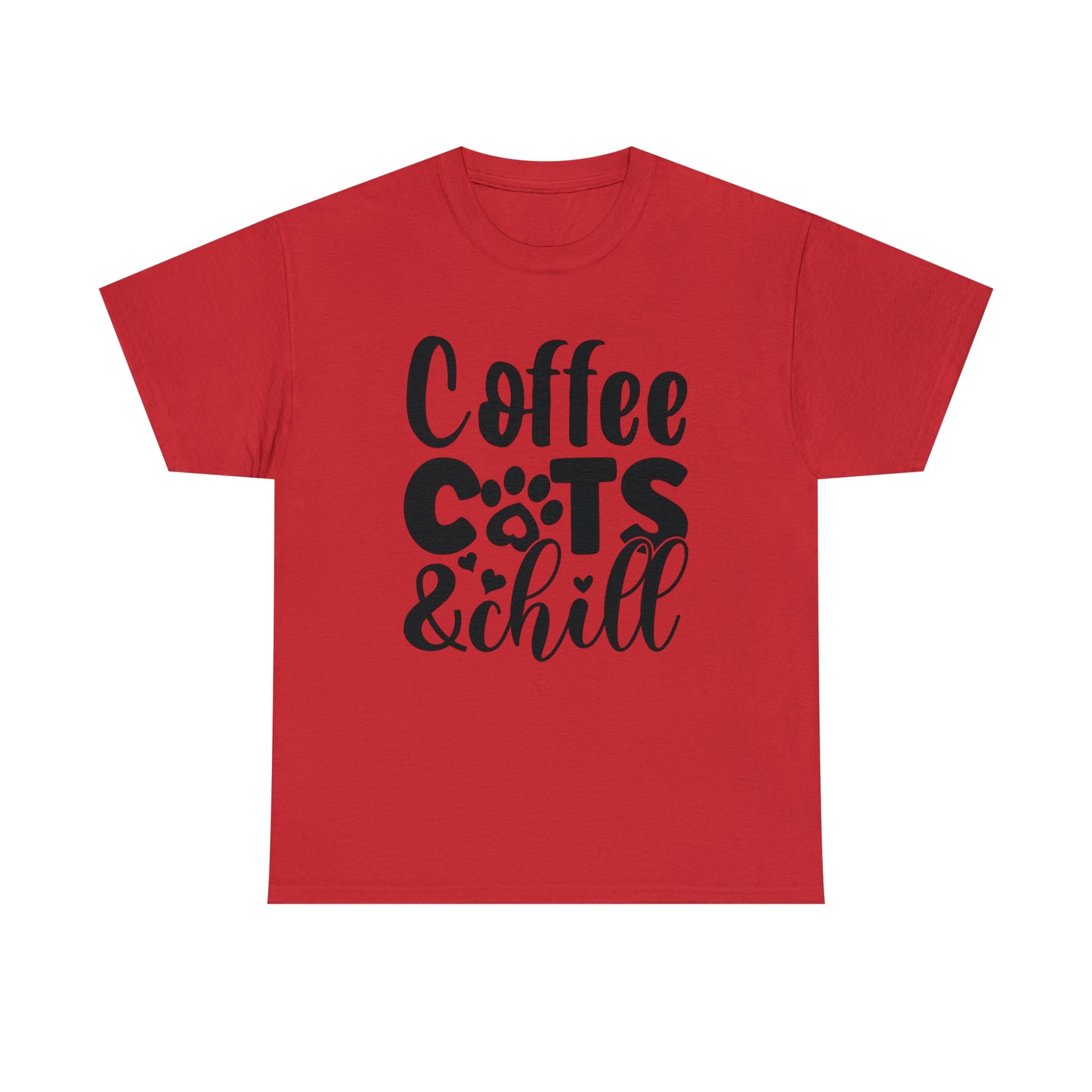 Coffee Cats and Chill Unisex Tee