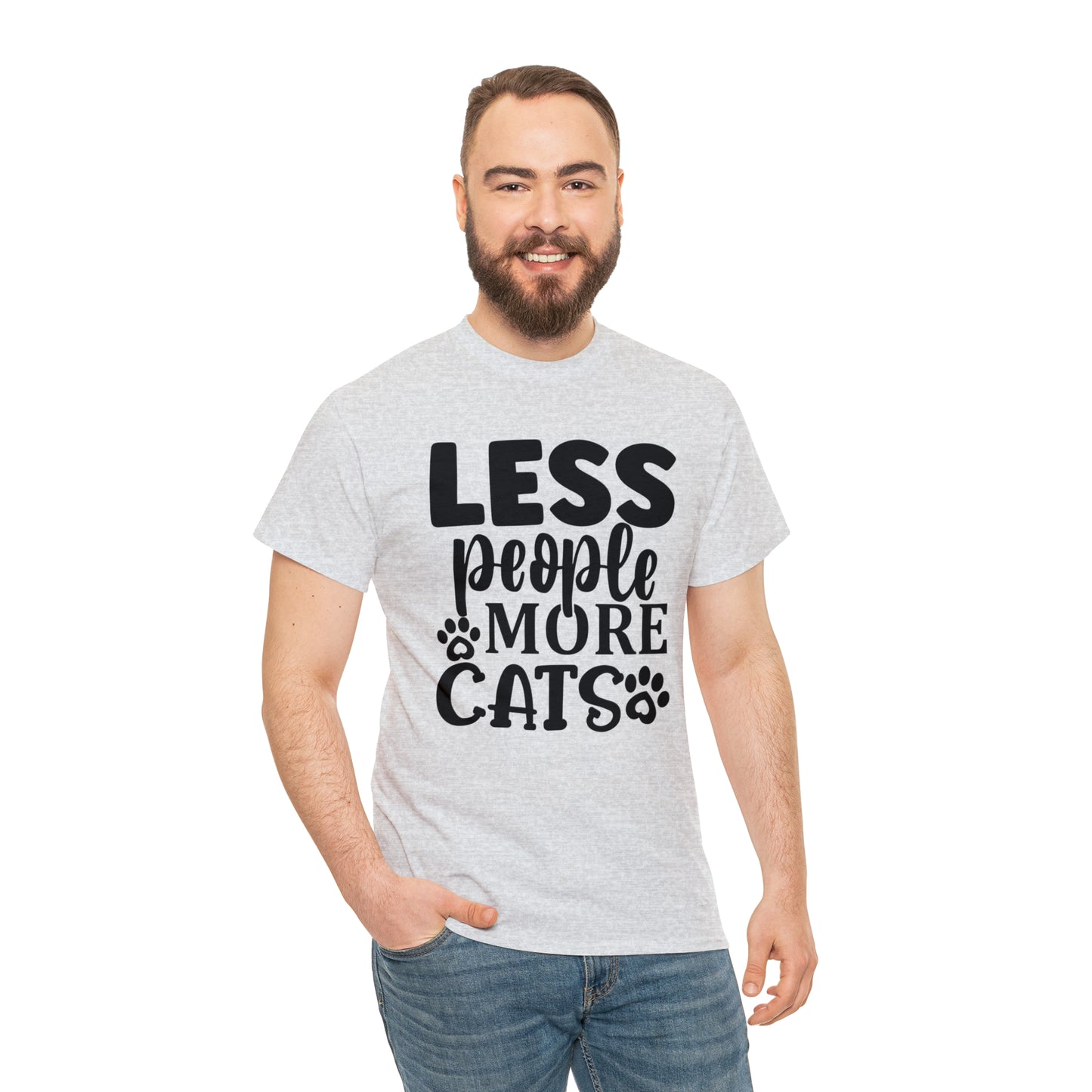 Less People More Cats Unisex Tee