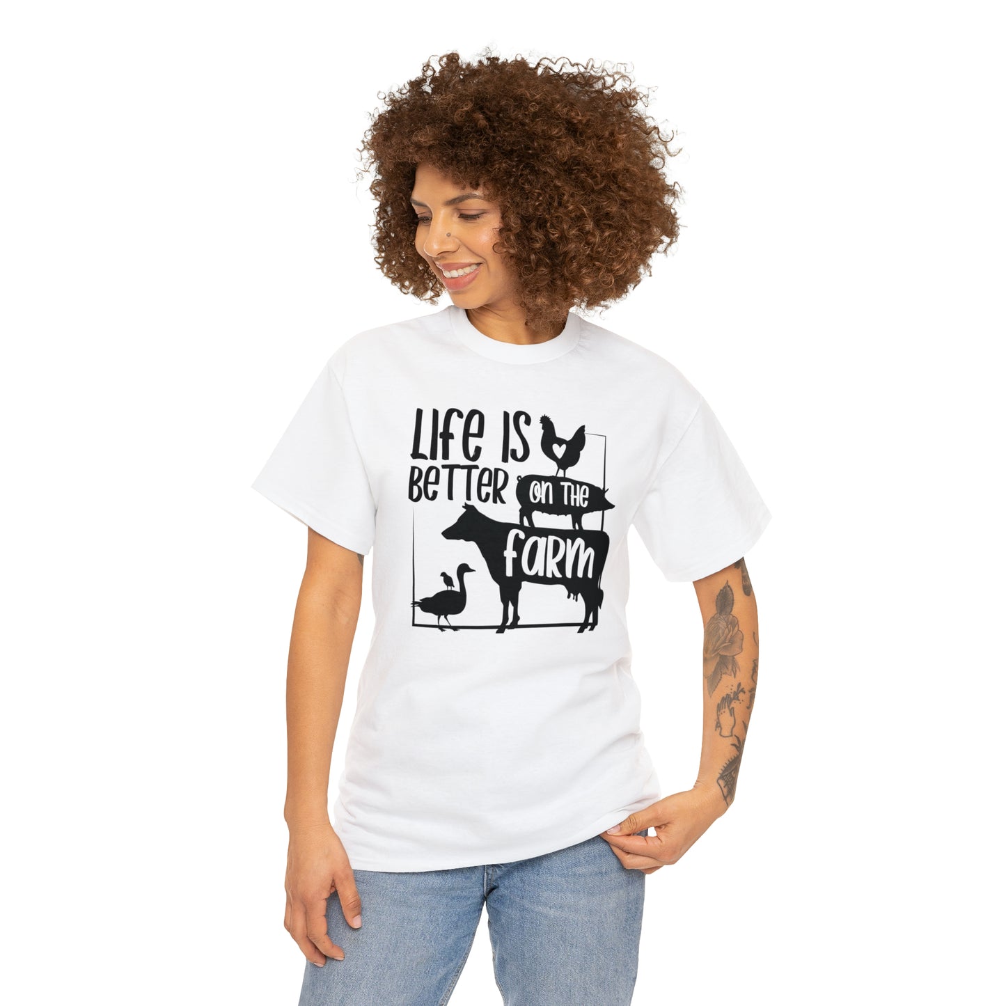 Life is Better on the Farm Unisex Tee
