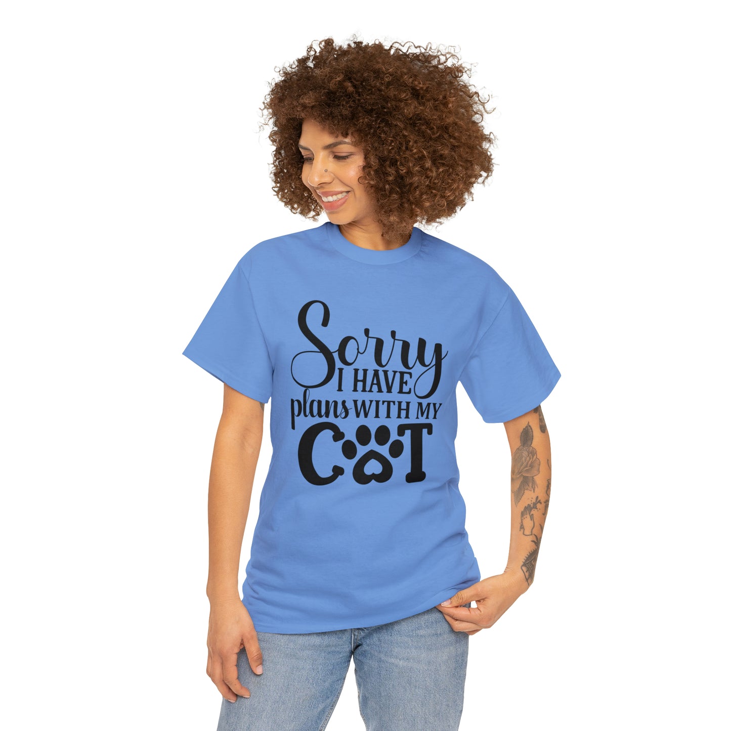 Sorry I have Plans with My Cat Unisex Tee