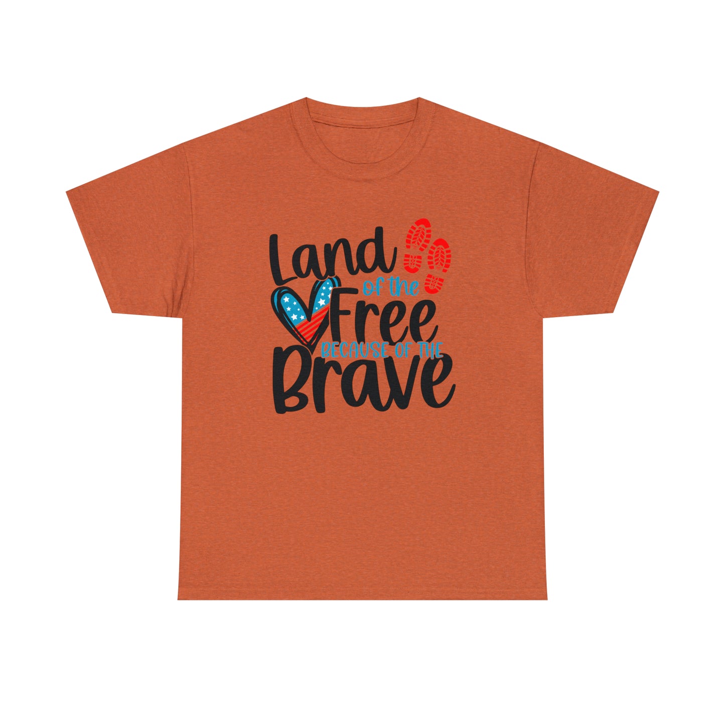 Land of the Free Because of the Brave Unisex Tee