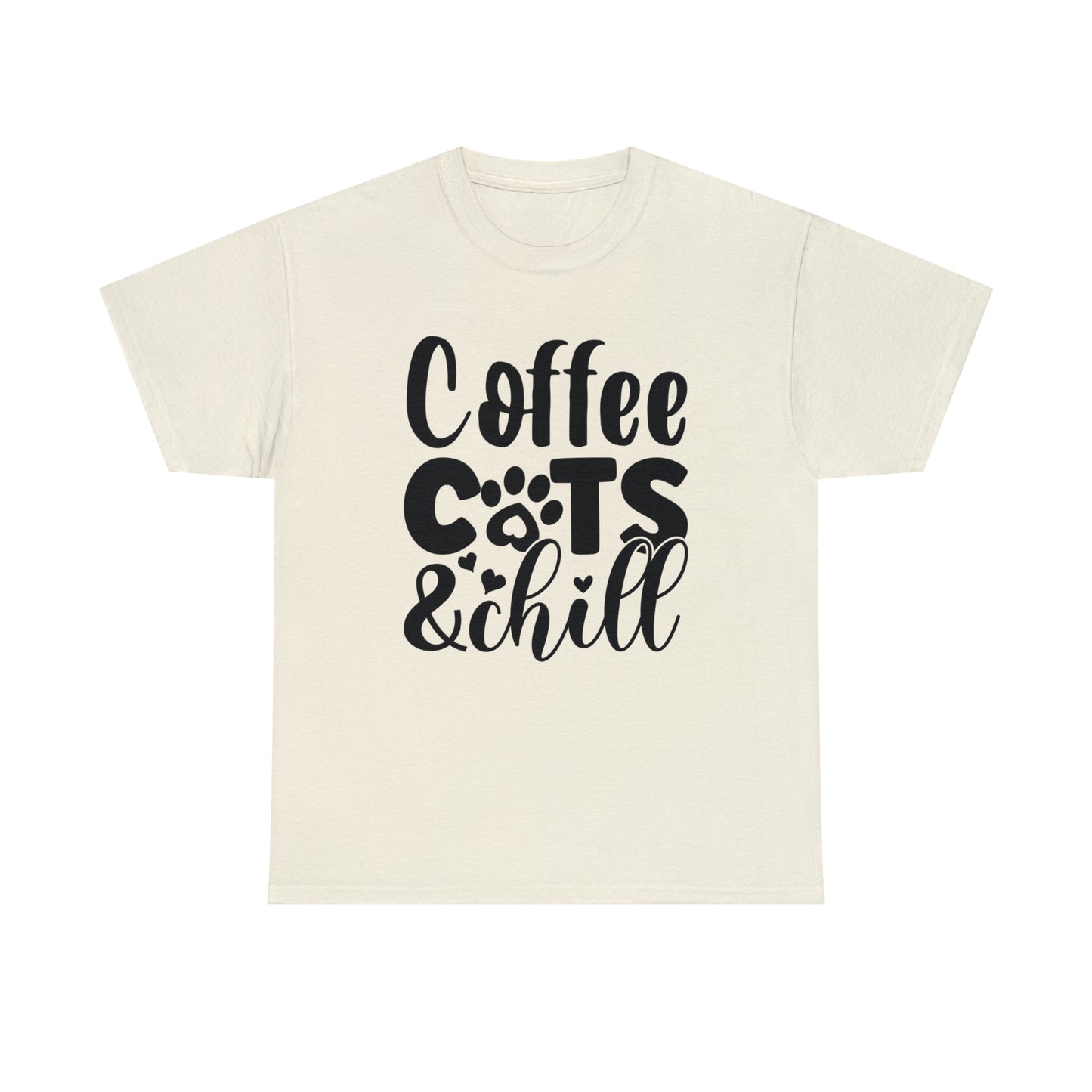 Coffee Cats and Chill Unisex Tee
