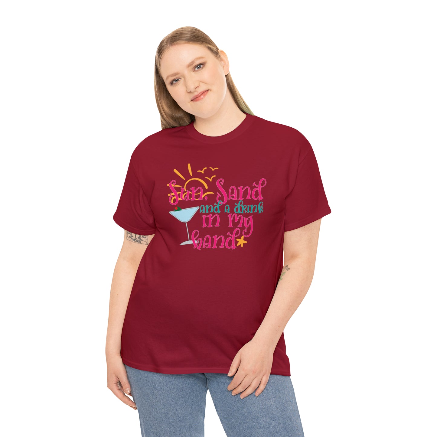 Sun Sand and a Drink in My Hand Tee