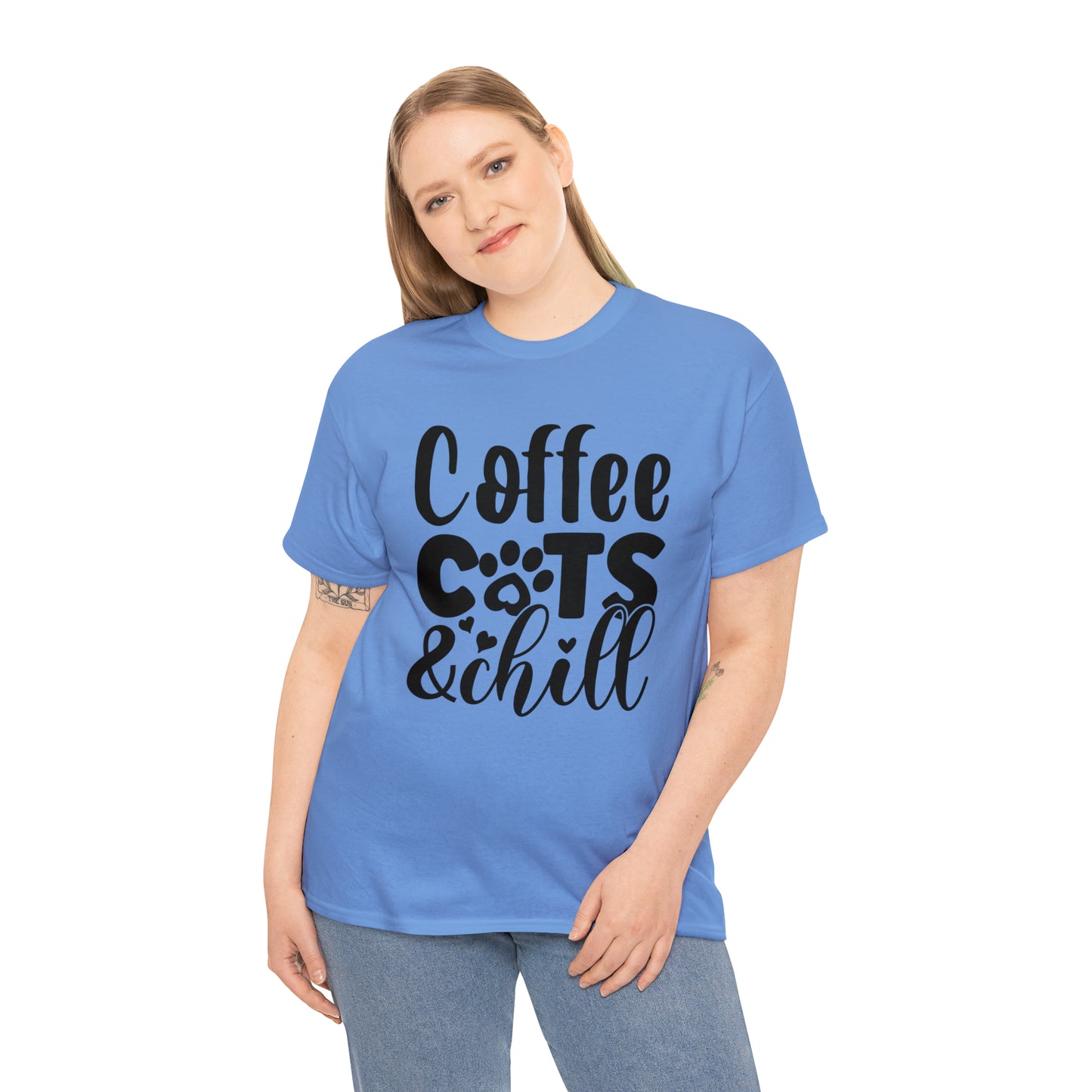 Coffee Cats and Chill Unisex Tee