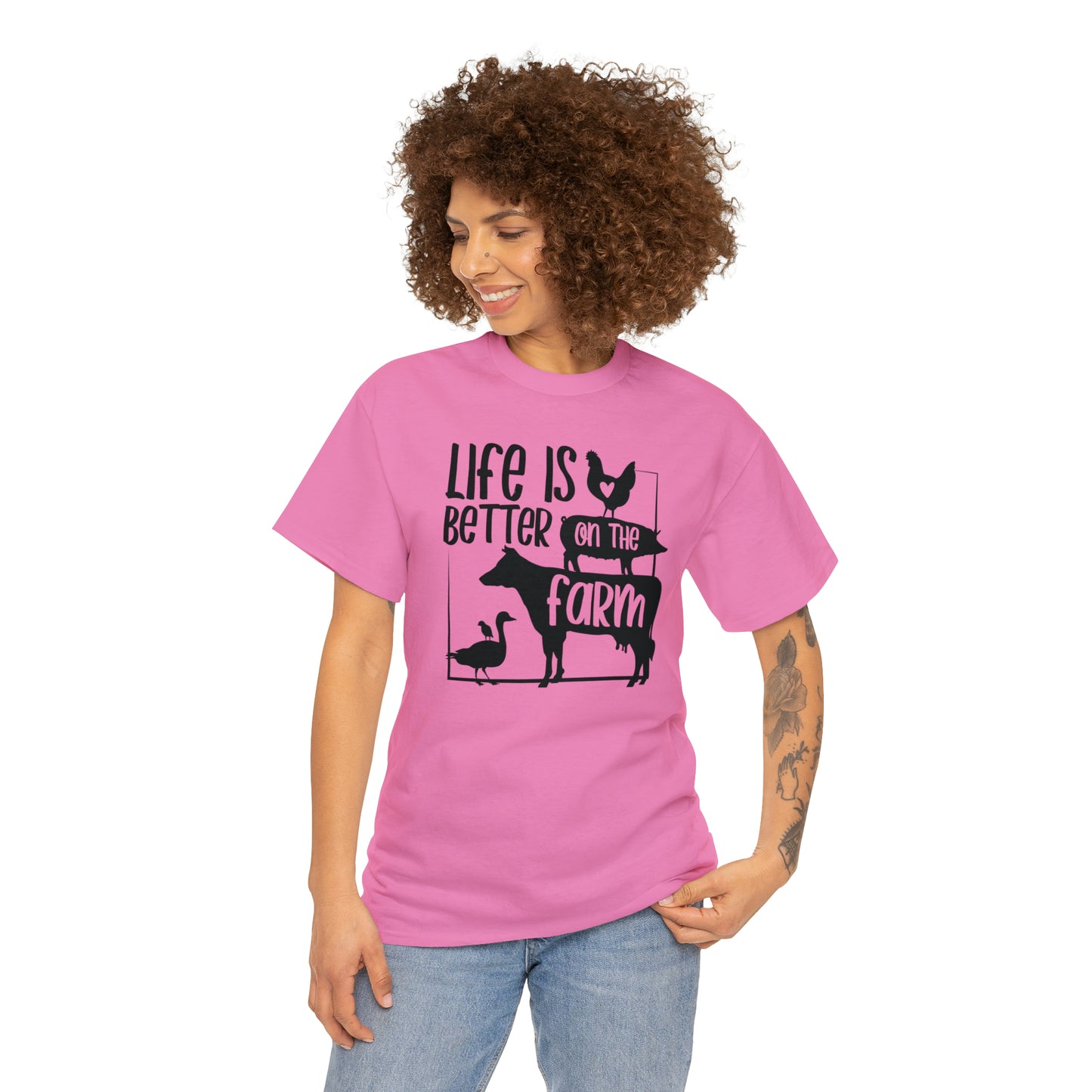 Life is Better on the Farm Unisex Tee