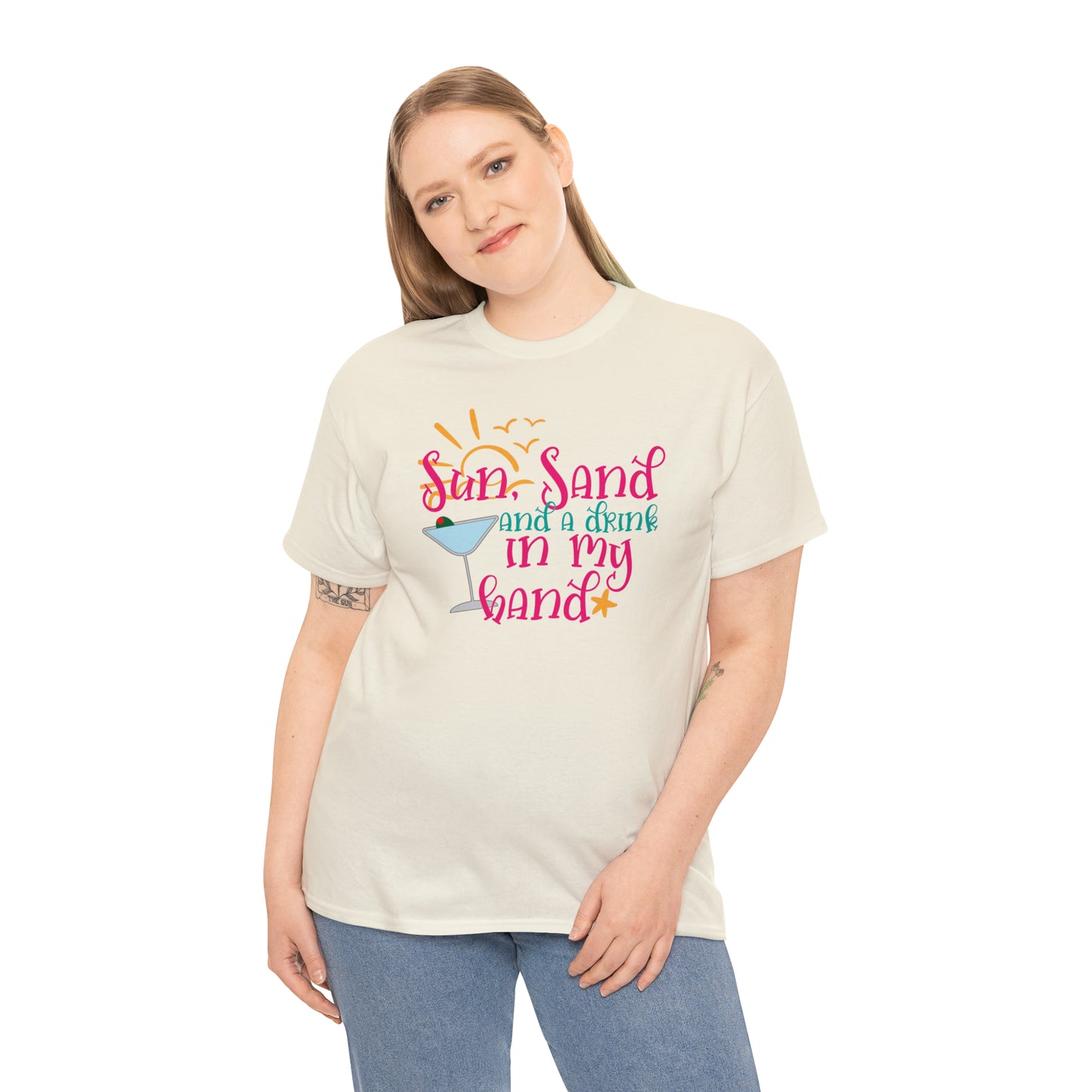 Sun Sand and a Drink in My Hand Tee