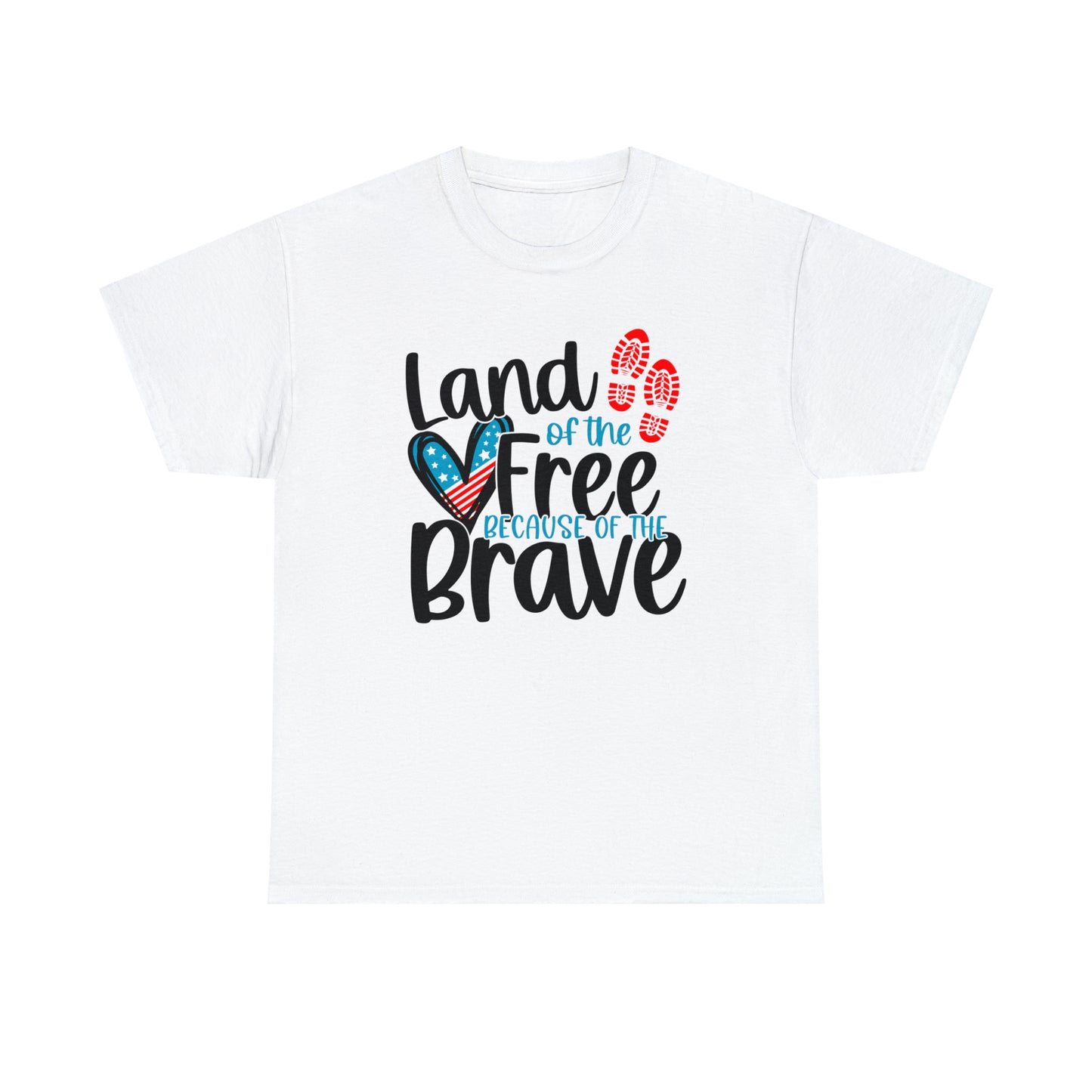 Land of the Free Because of the Brave Unisex Tee