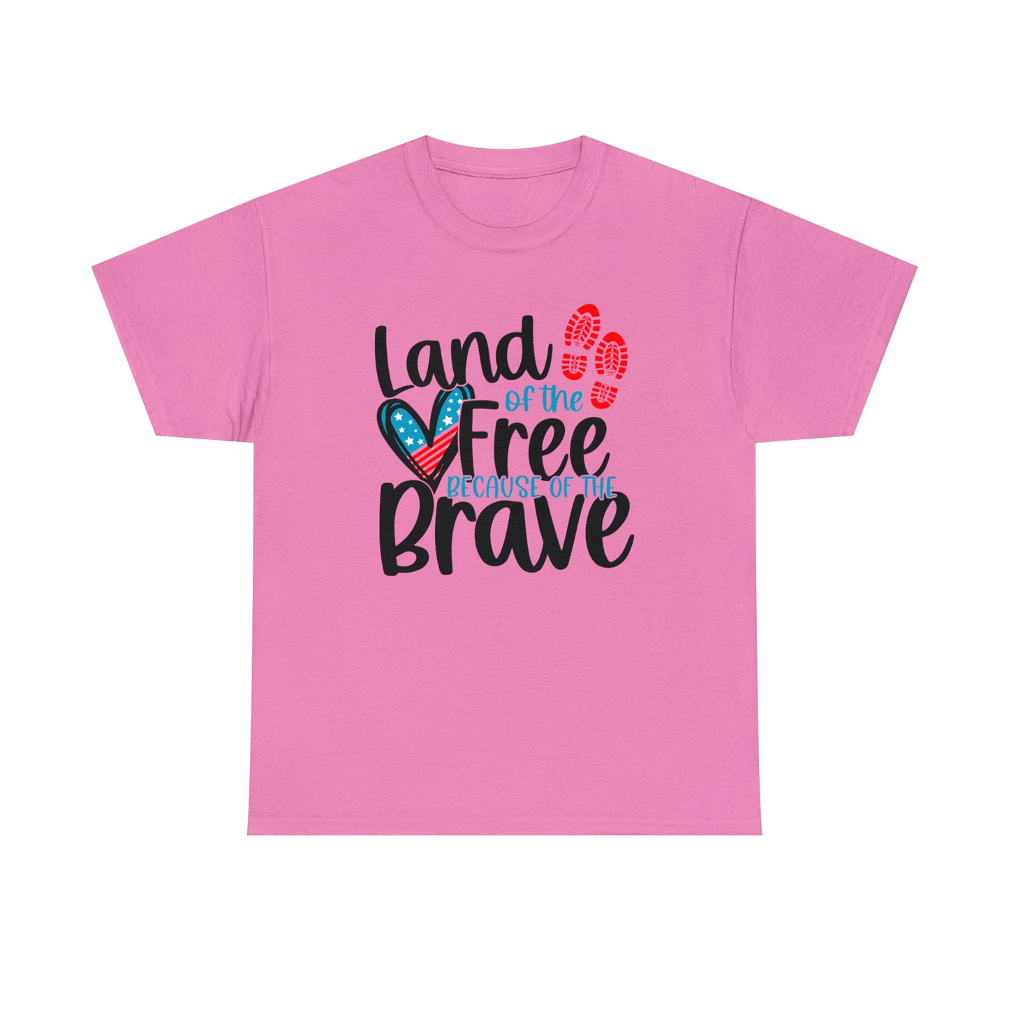 Land of the Free Because of the Brave Unisex Tee