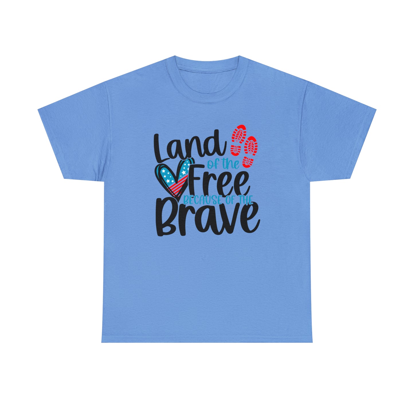 Land of the Free Because of the Brave Unisex Tee