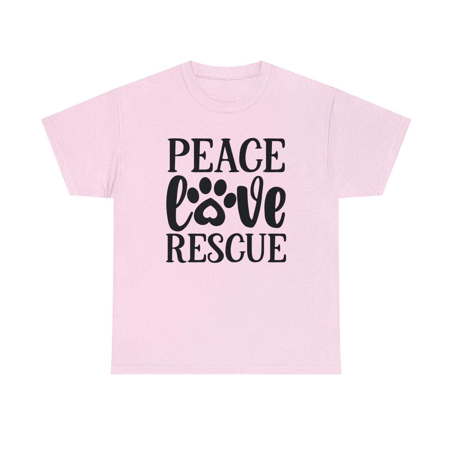 Peace Love Rescue Unisex Tee