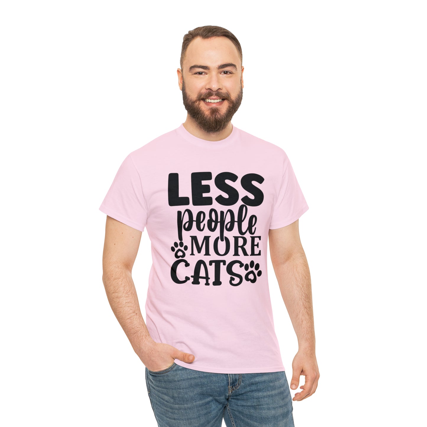 Less People More Cats Unisex Tee