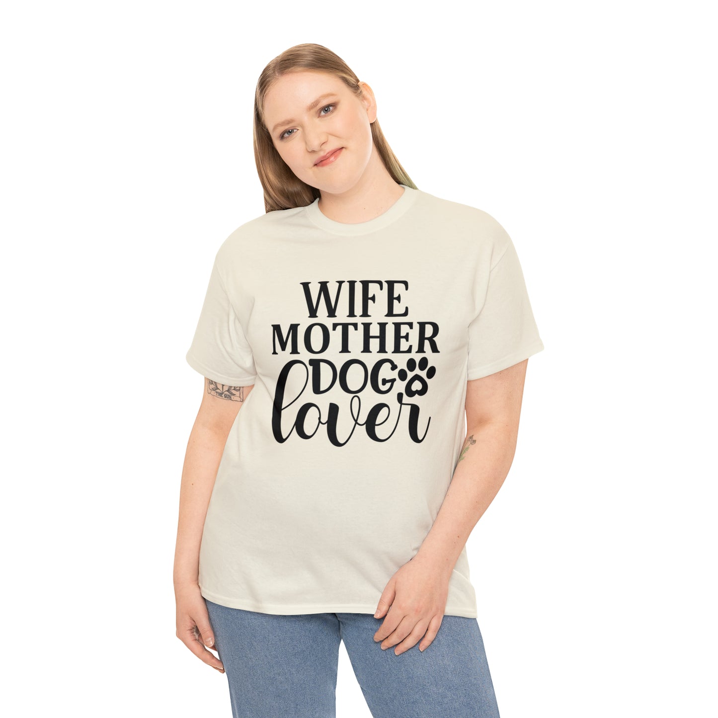 Wife Mother Dog Lover Tee