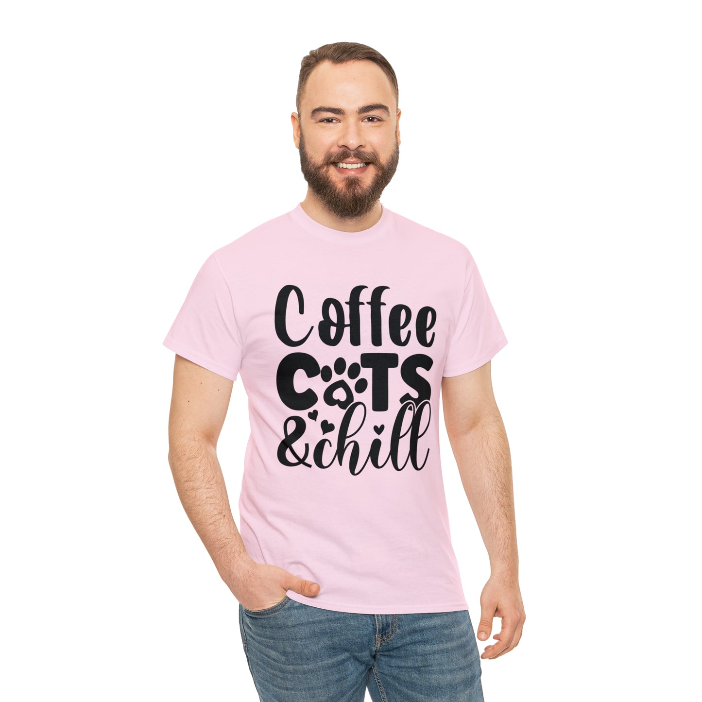 Coffee Cats and Chill Unisex Tee