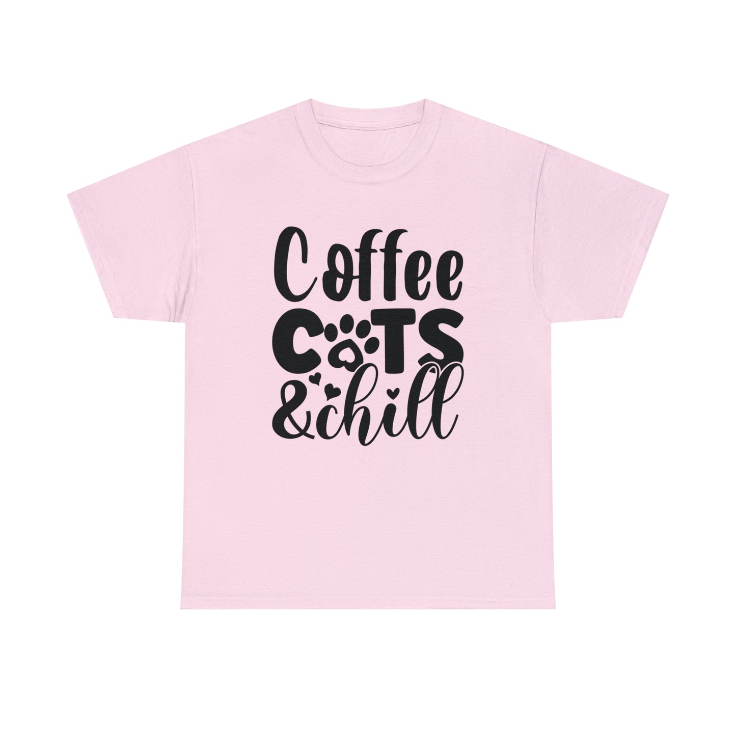 Coffee Cats and Chill Unisex Tee