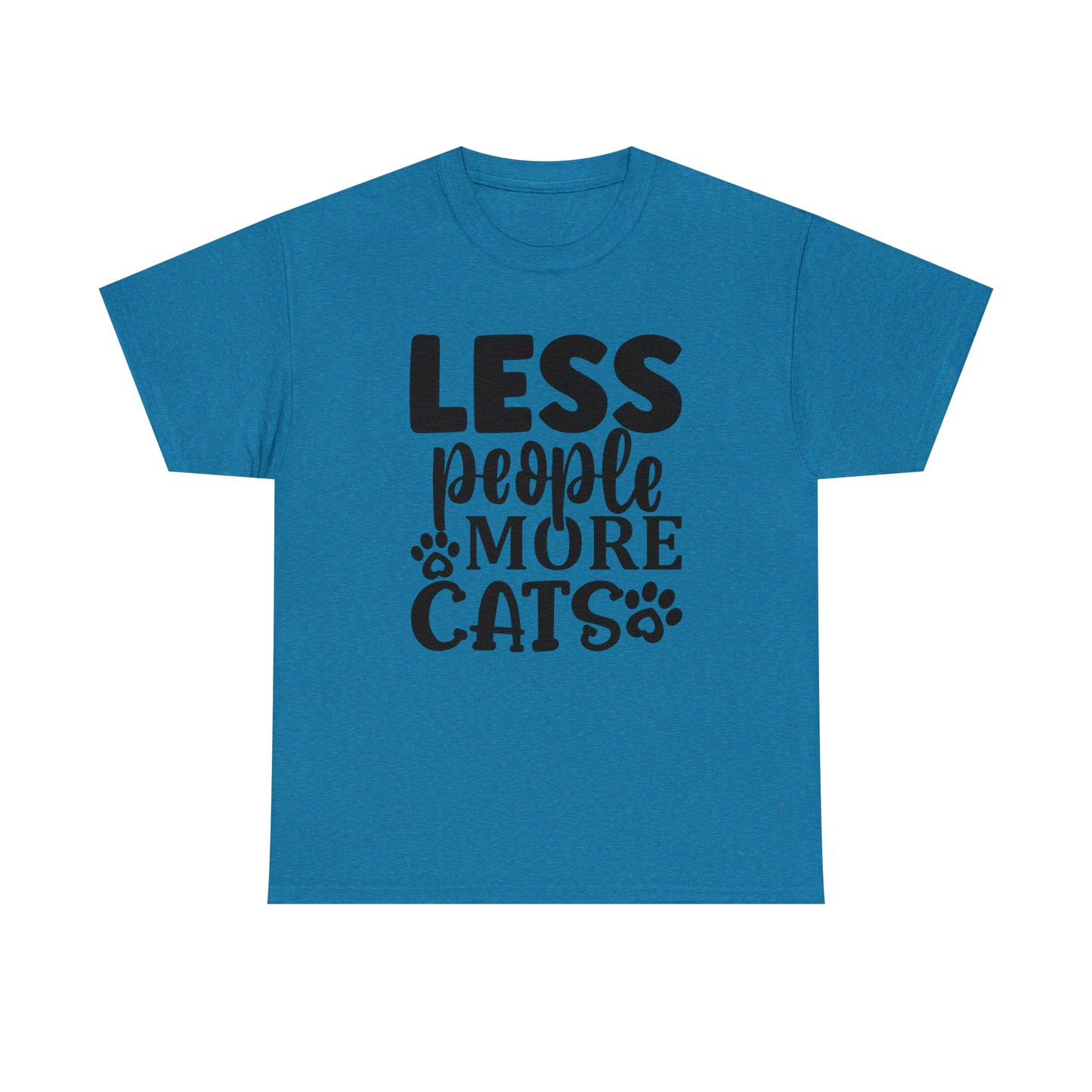 Less People More Cats Unisex Tee