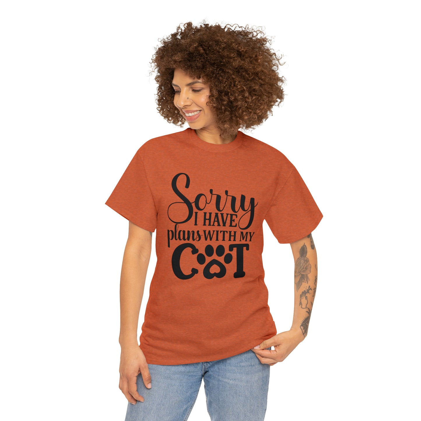 Sorry I have Plans with My Cat Unisex Tee