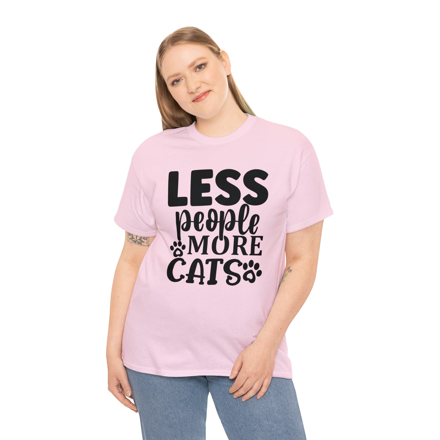 Less People More Cats Unisex Tee