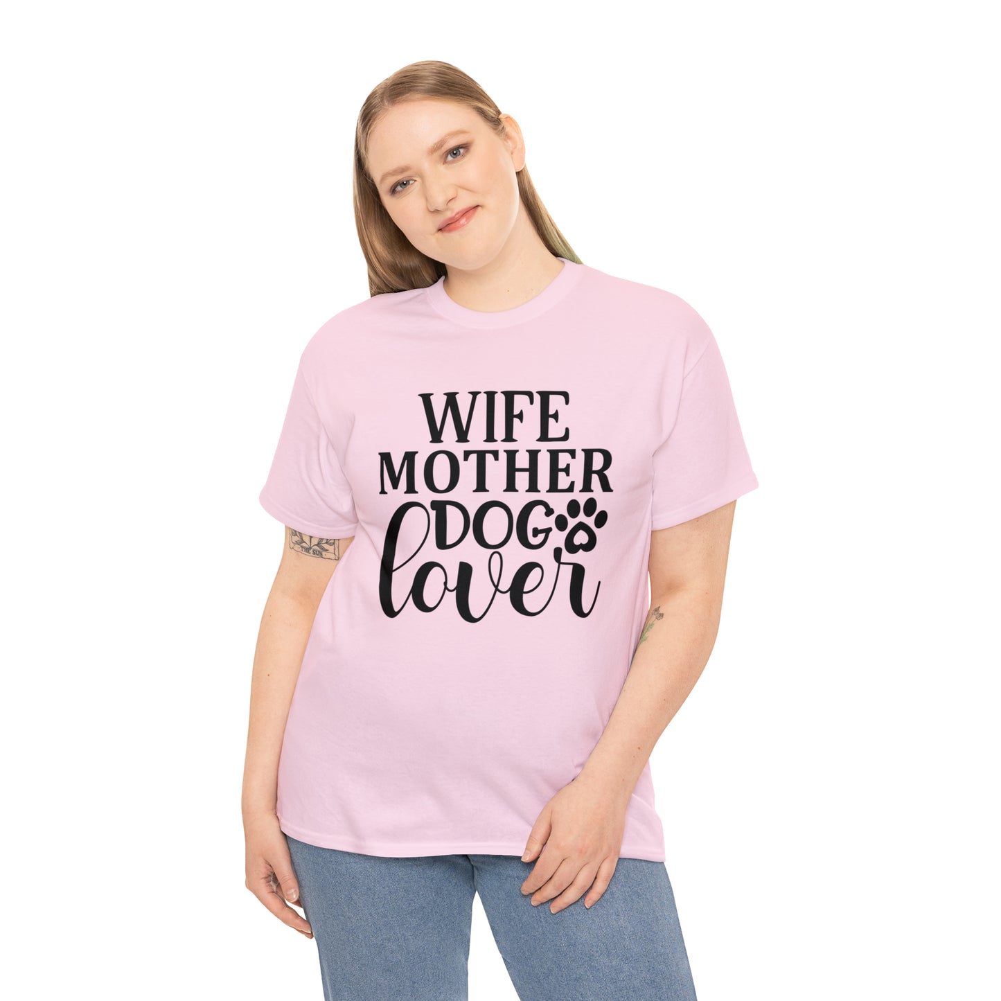 Wife Mother Dog Lover Tee
