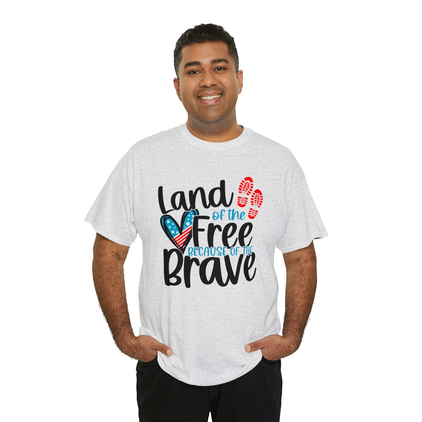 Land of the Free Because of the Brave Unisex Tee