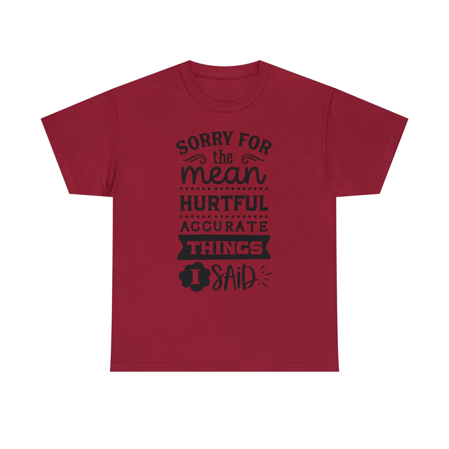 Sorry for the Hurtful Things Tee