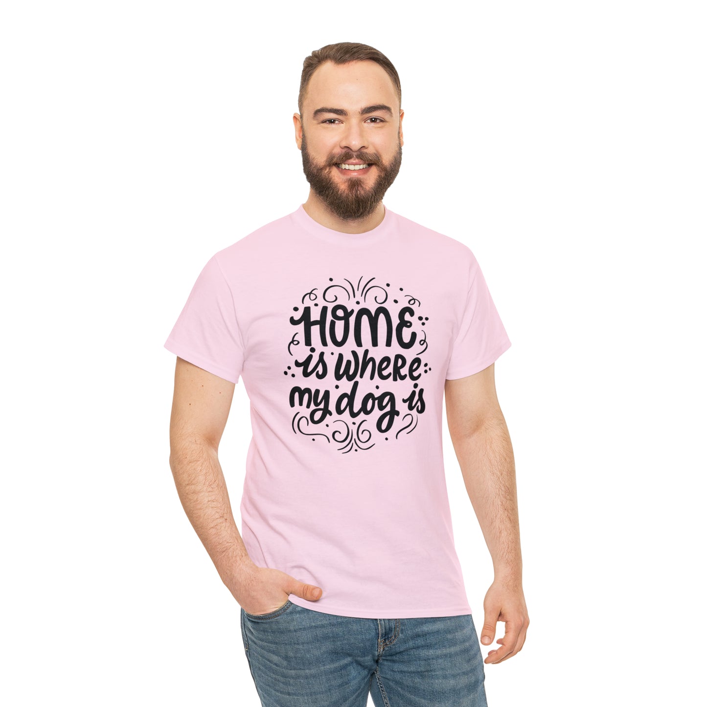 Home Is Where My Dog Is Unisex Tee