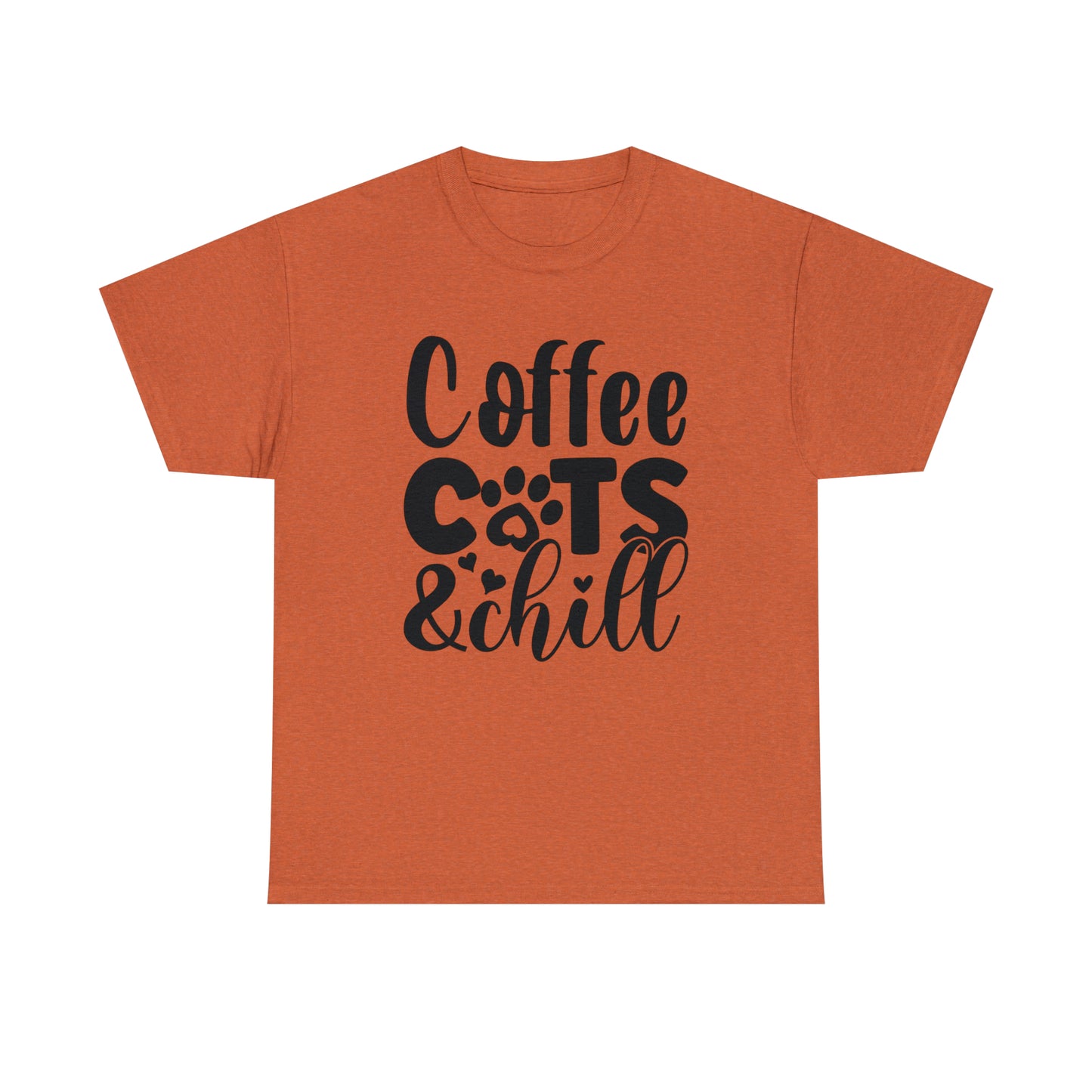 Coffee Cats and Chill Unisex Tee