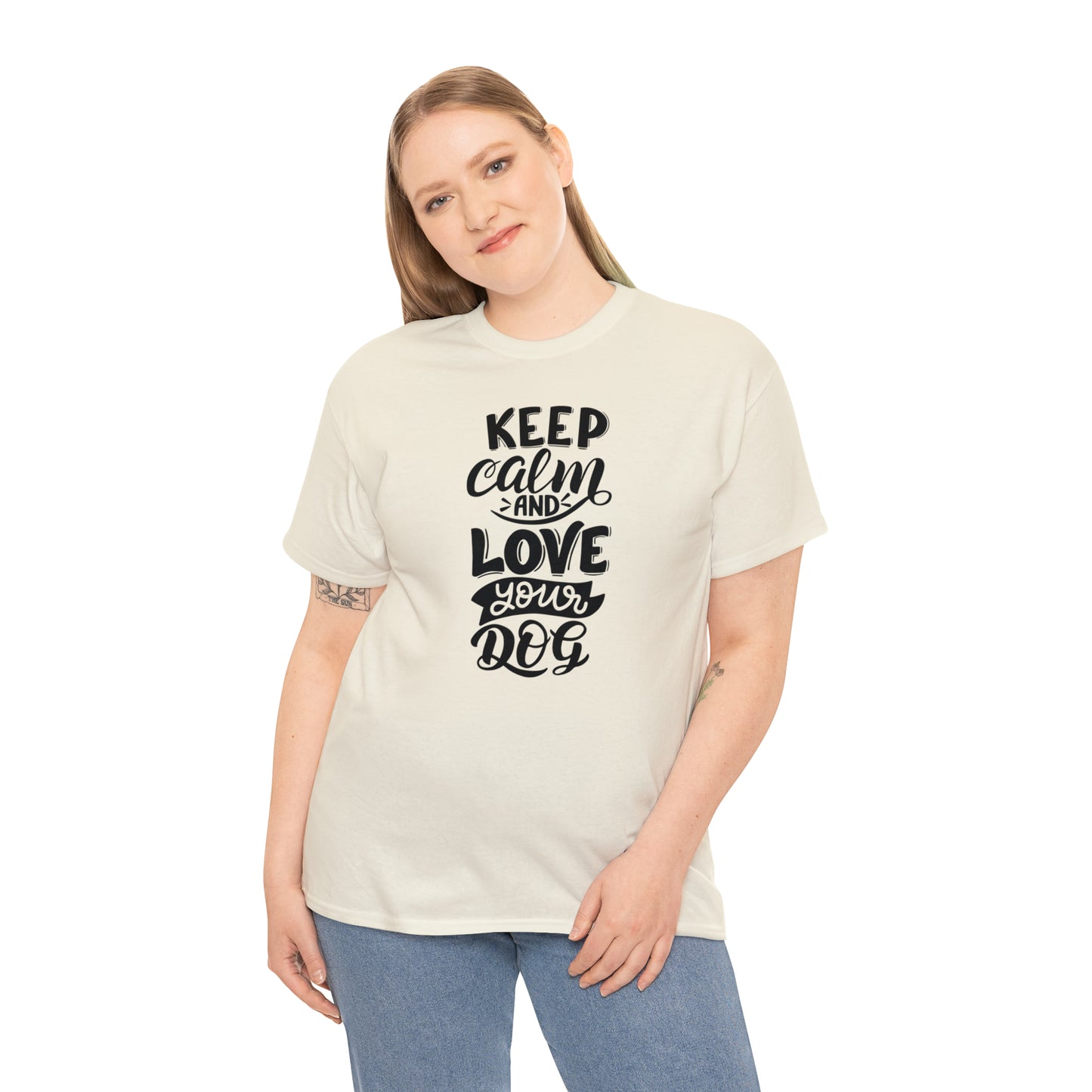 Keep Calm and Love Your Dog Unisex Tee