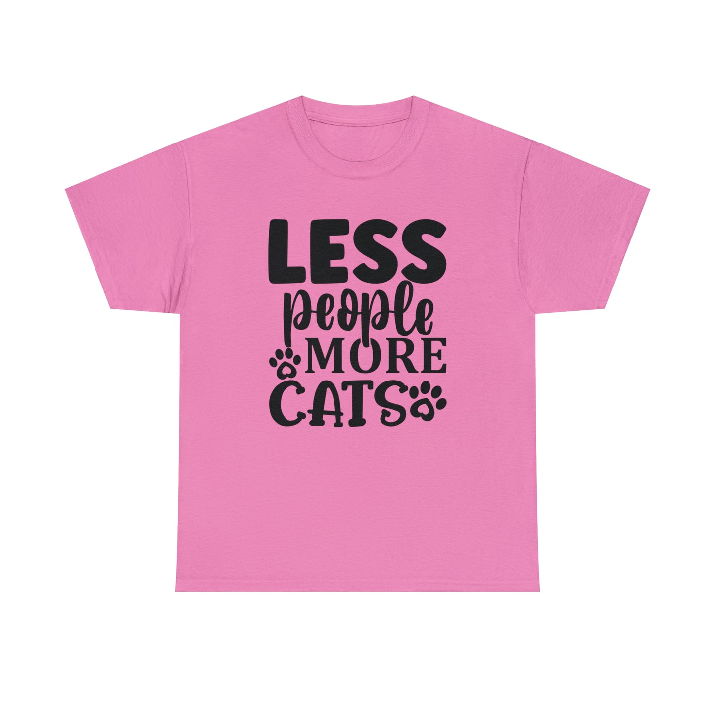 Less People More Cats Unisex Tee