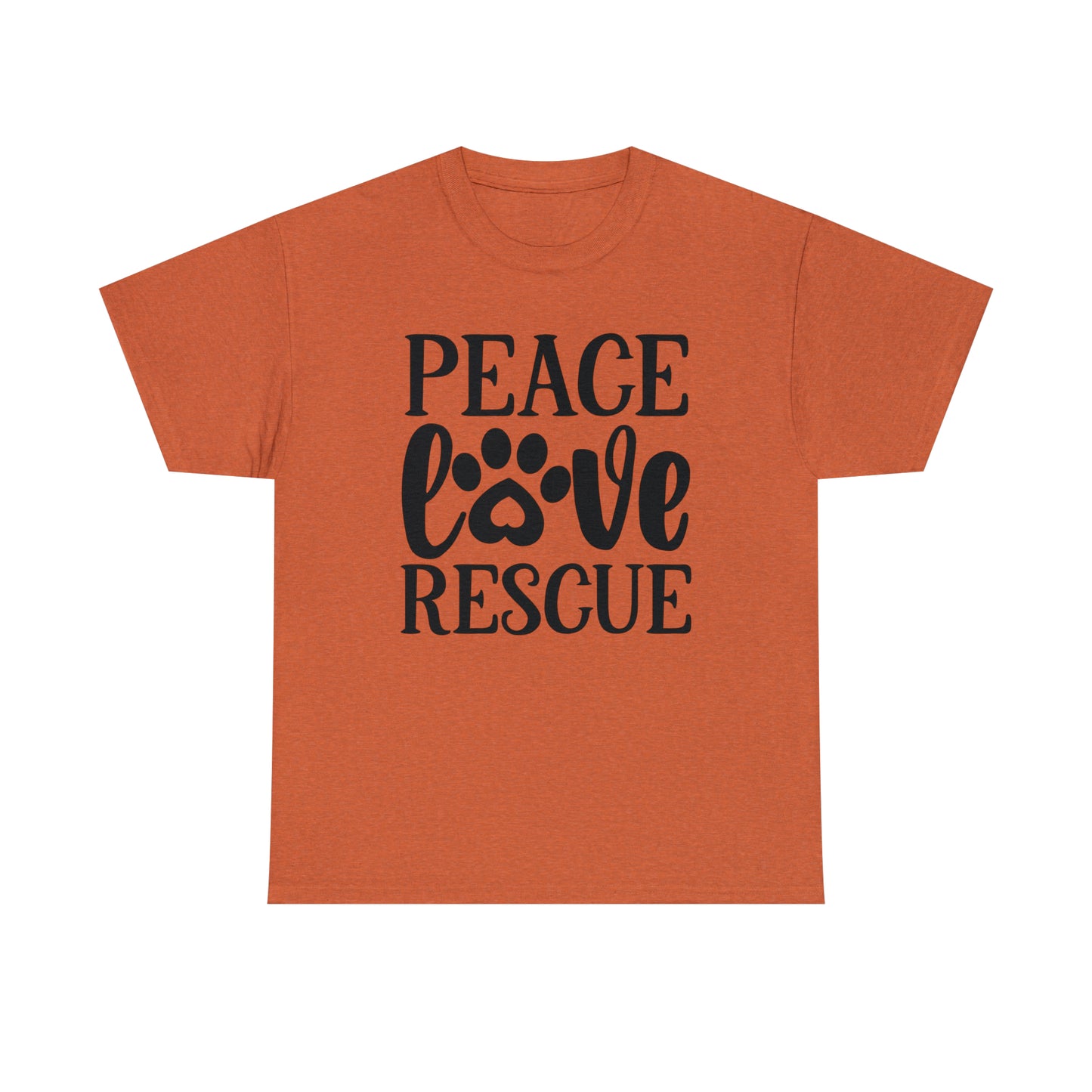 Peace Love Rescue Unisex Tee