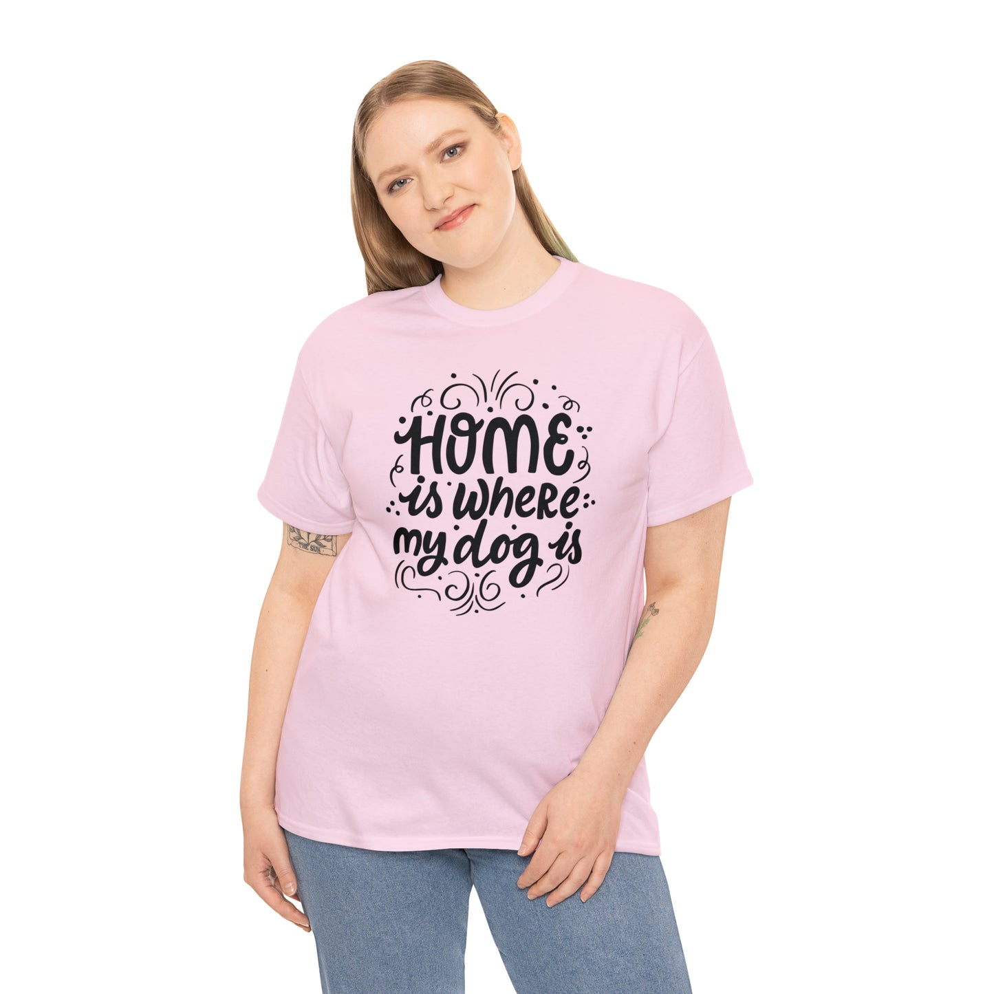 Home Is Where My Dog Is Unisex Tee