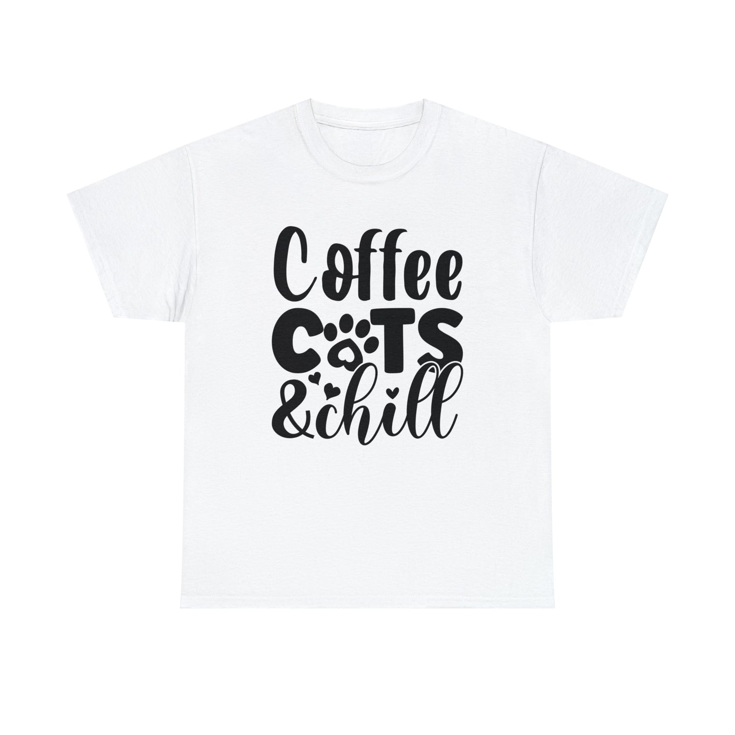 Coffee Cats and Chill Unisex Tee