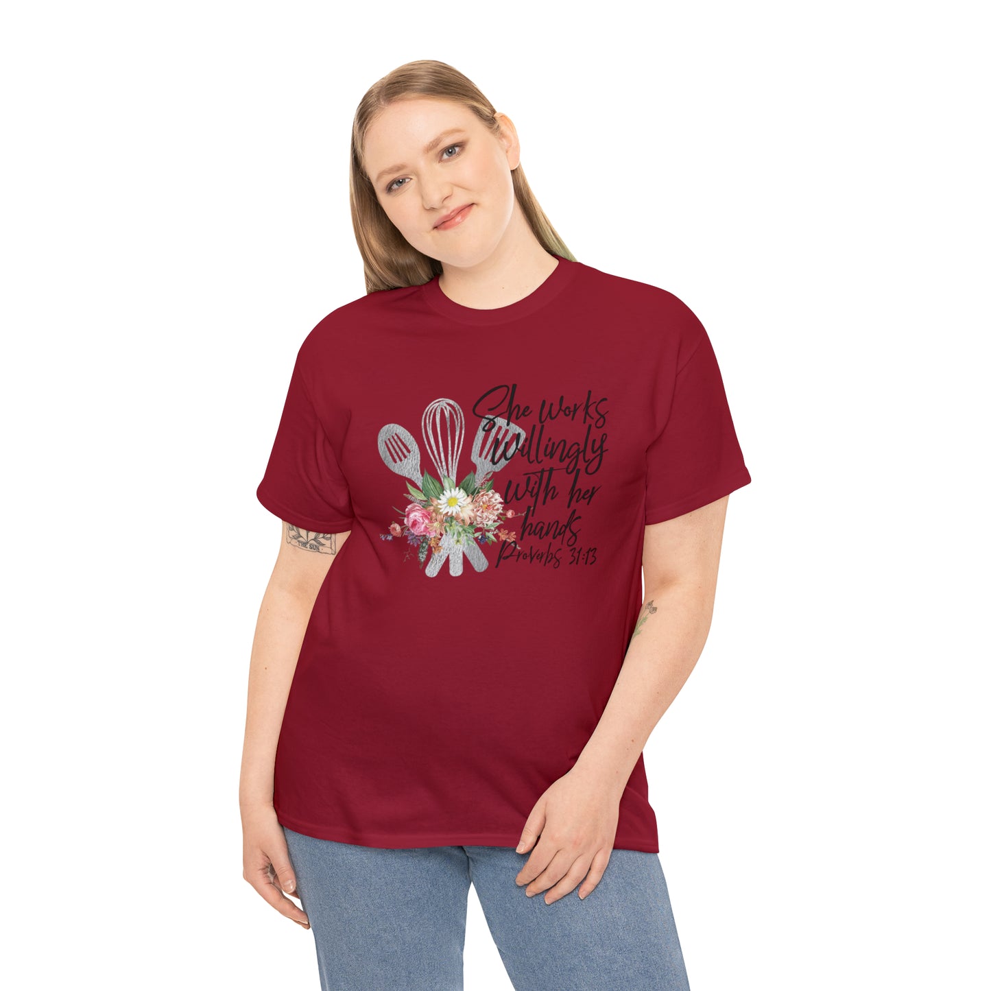 Chef: She Works With Her Hands Tee