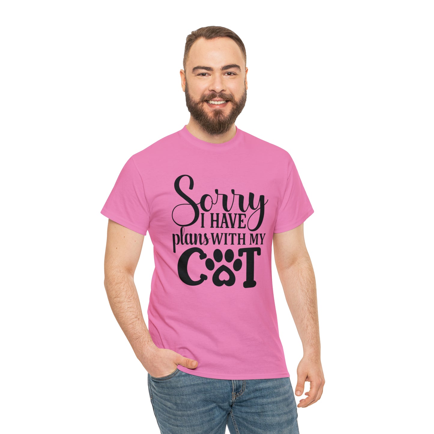 Sorry I have Plans with My Cat Unisex Tee