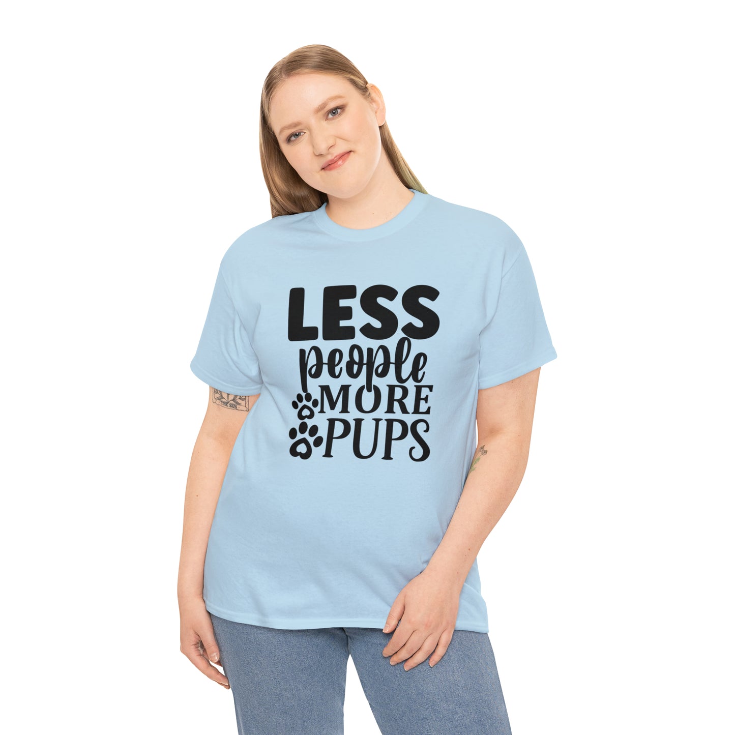 Less People More Pups Unisex Tee