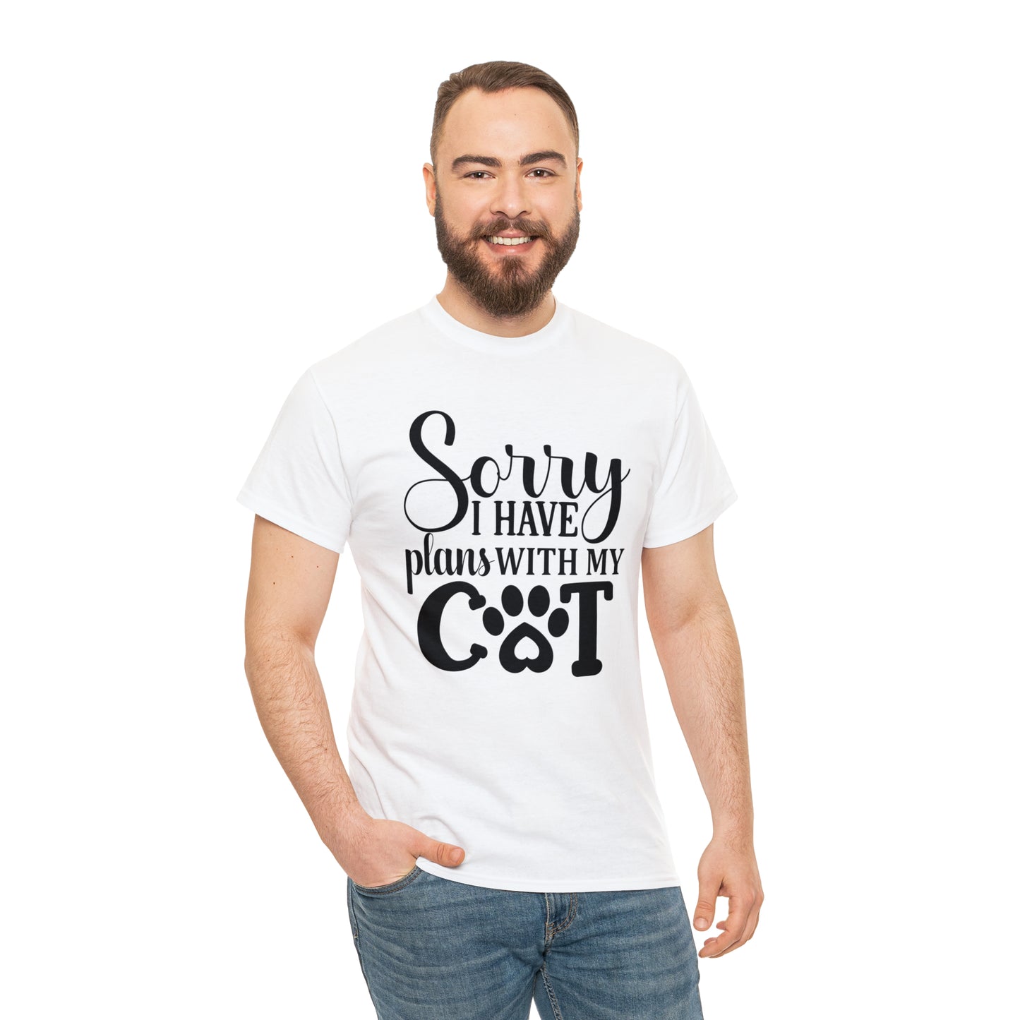 Sorry I have Plans with My Cat Unisex Tee