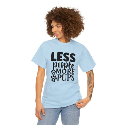 Less People More Pups Unisex Tee